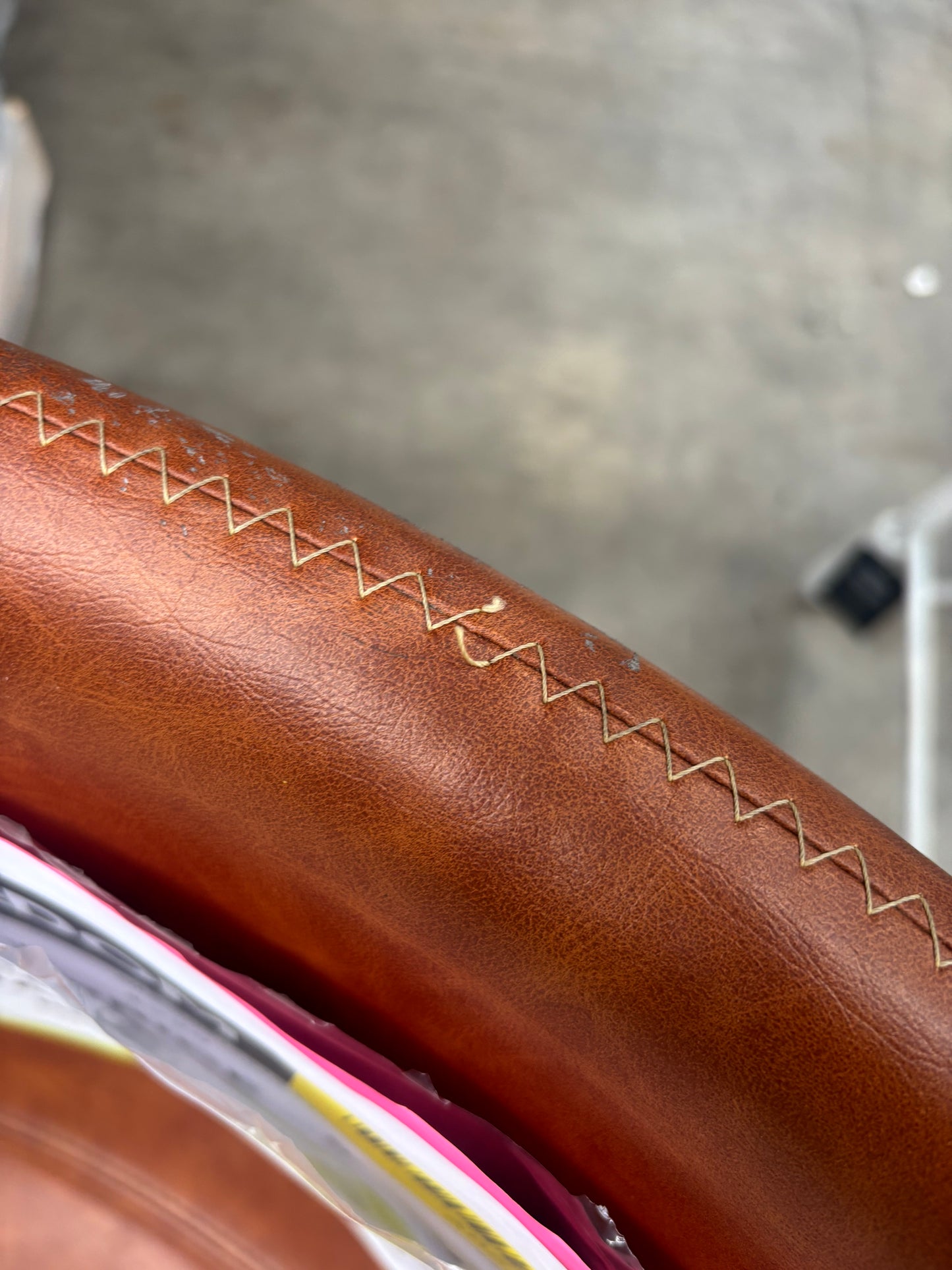 NZ CLZ20137 Saddle Dining Chair Tawny Tan