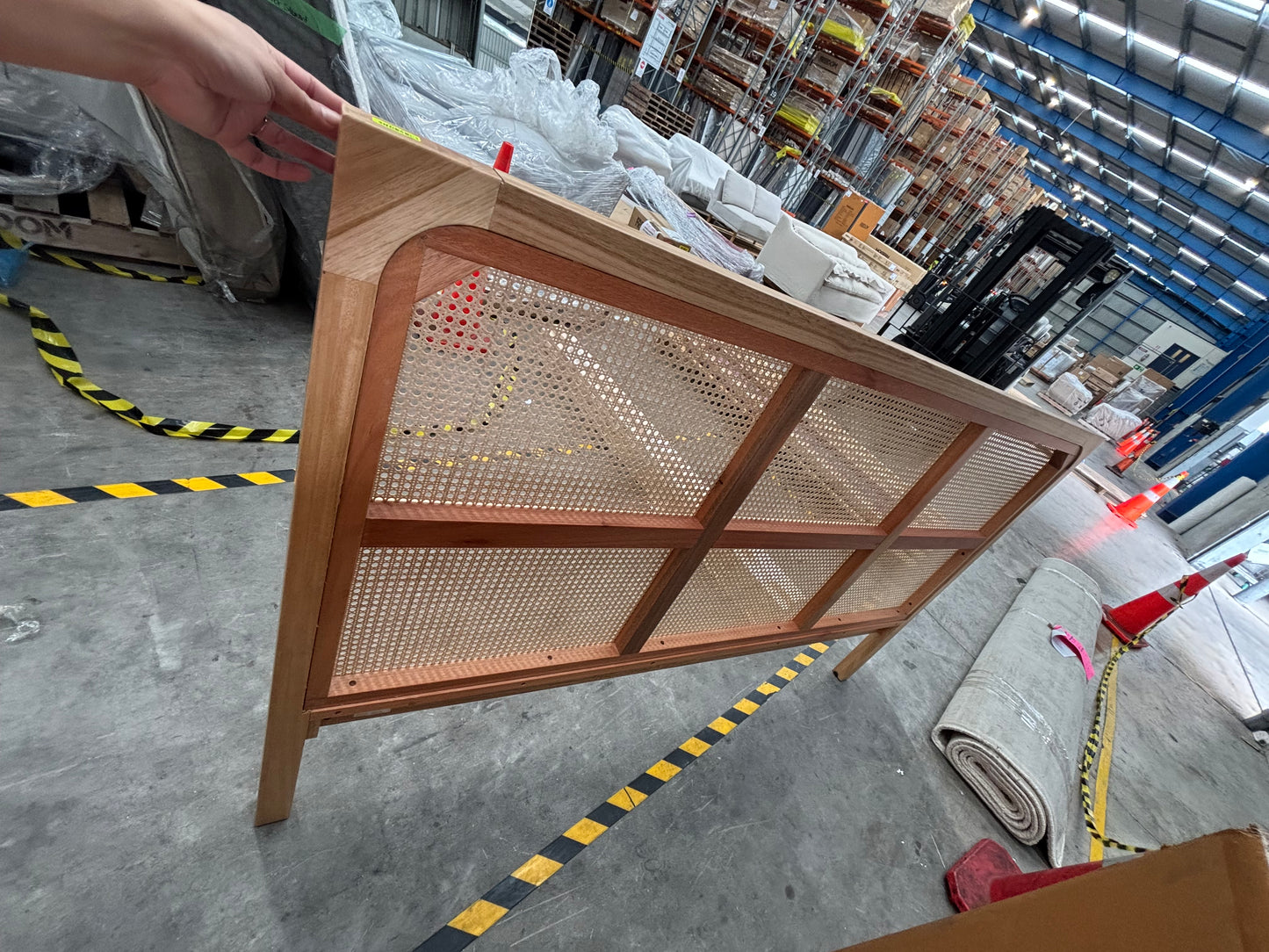 NZ CLZ20152 Klara Bed King Natural 3pc Set