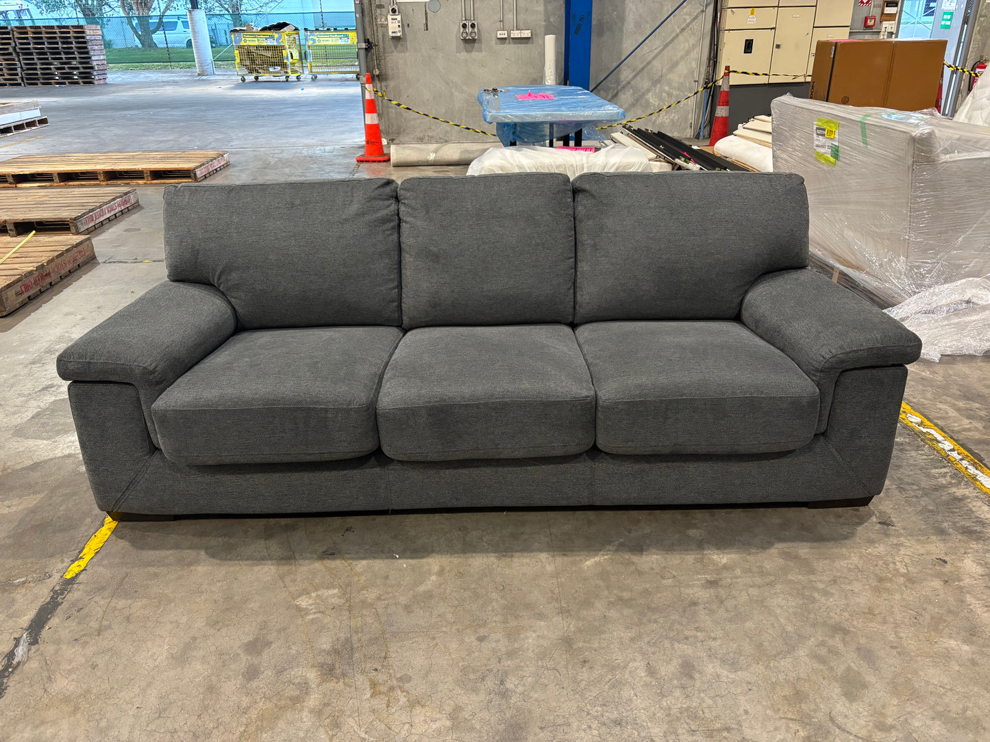 NZ CLZ20144 Barret Sofa Bed 3S Belfast Storm Memory Foam