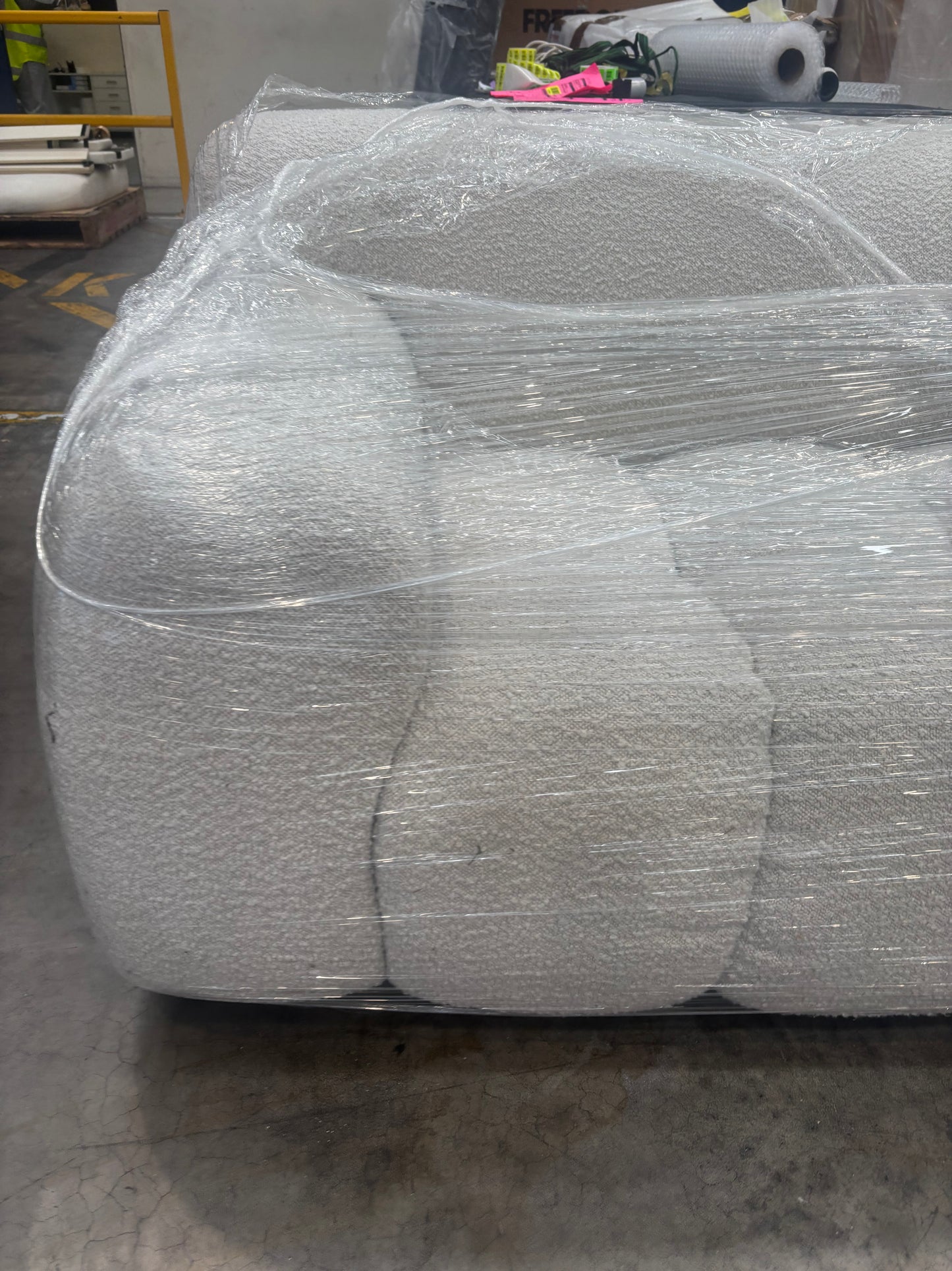 NZ CLZ20155 Aero Sofa 3S Jacquard Boucle Cream