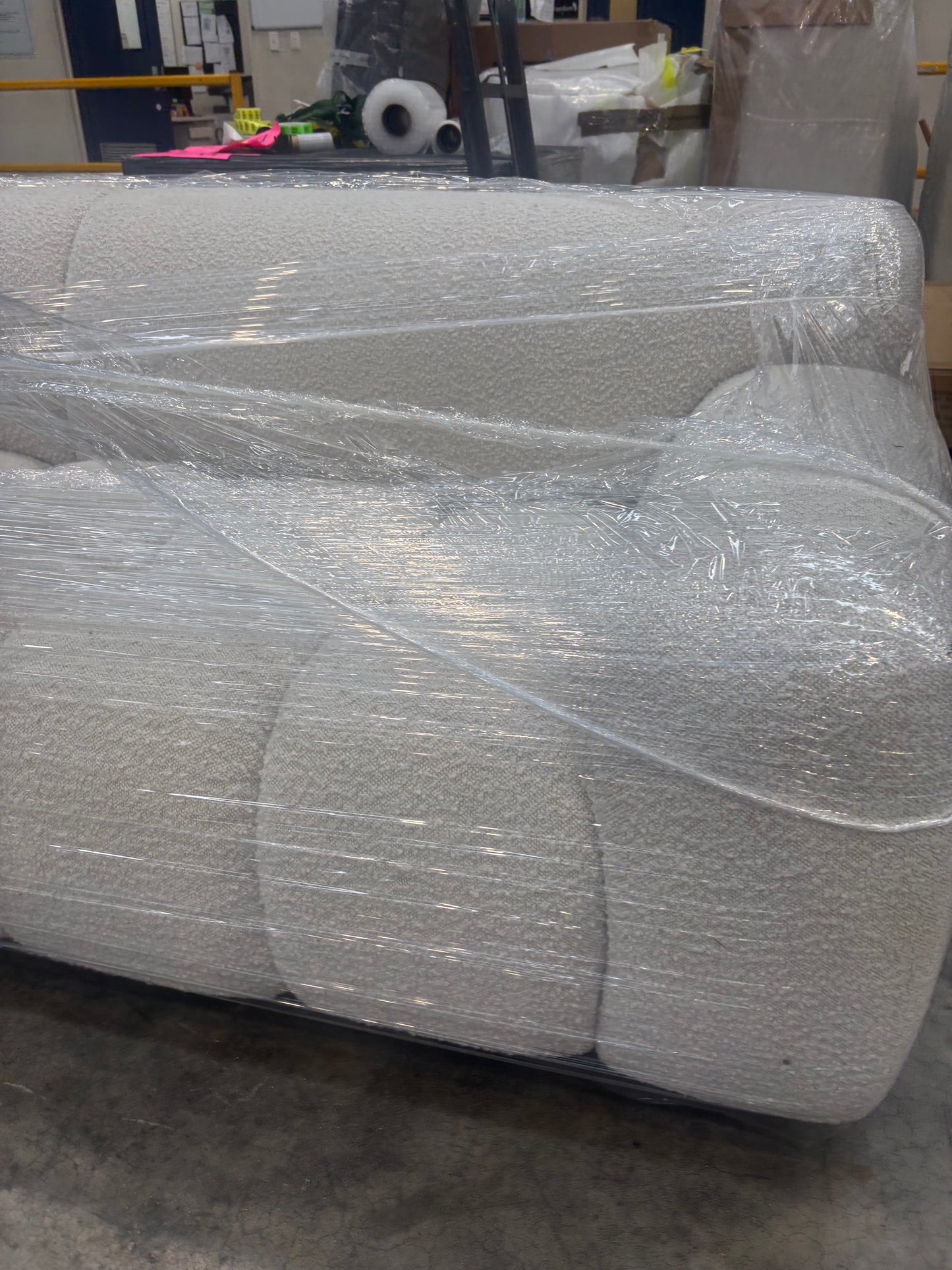 NZ CLZ20155 Aero Sofa 3S Jacquard Boucle Cream