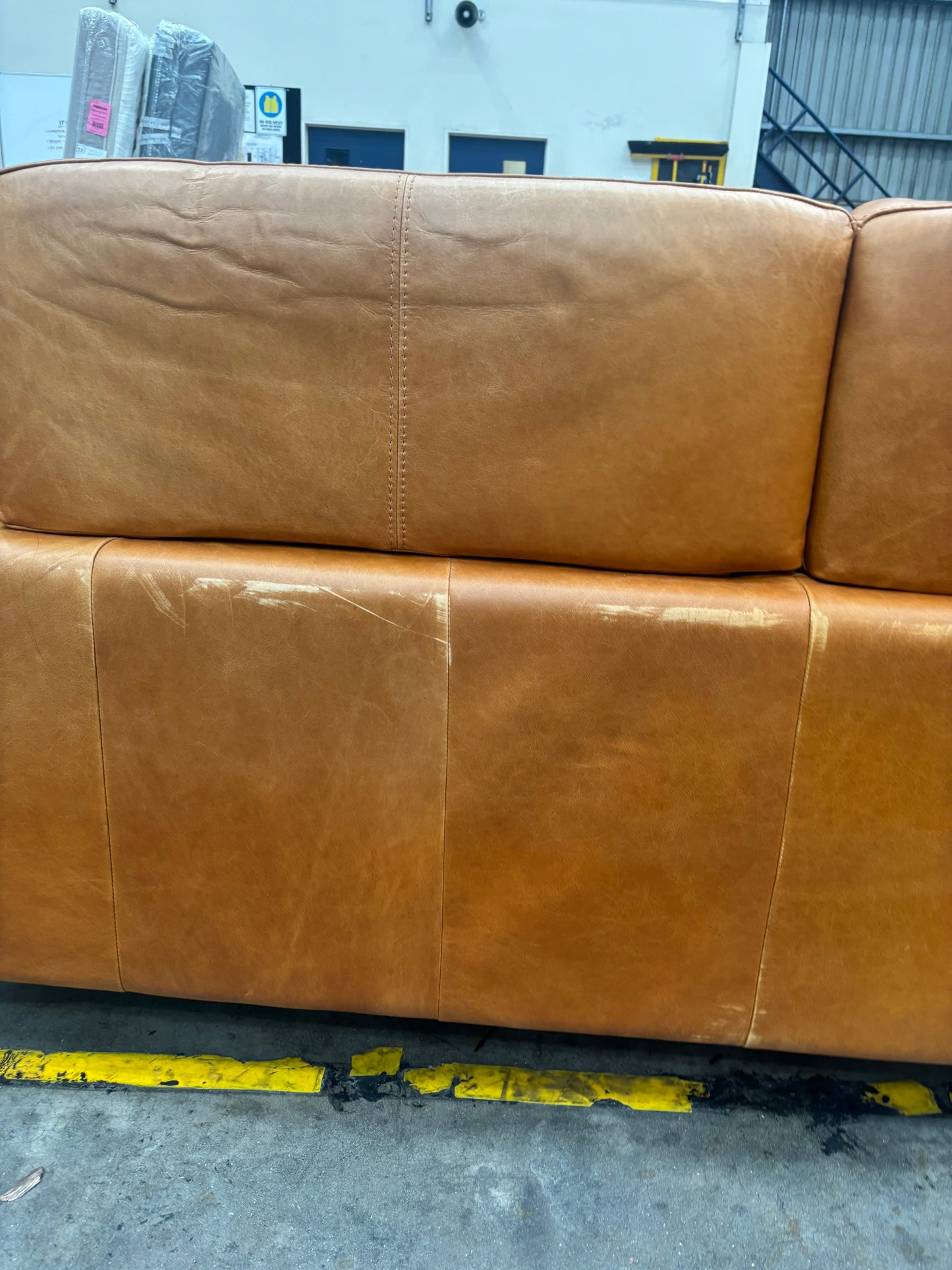 NZ CLZ20157 Connery Recliner Modular 2pc Set Benz Saddle