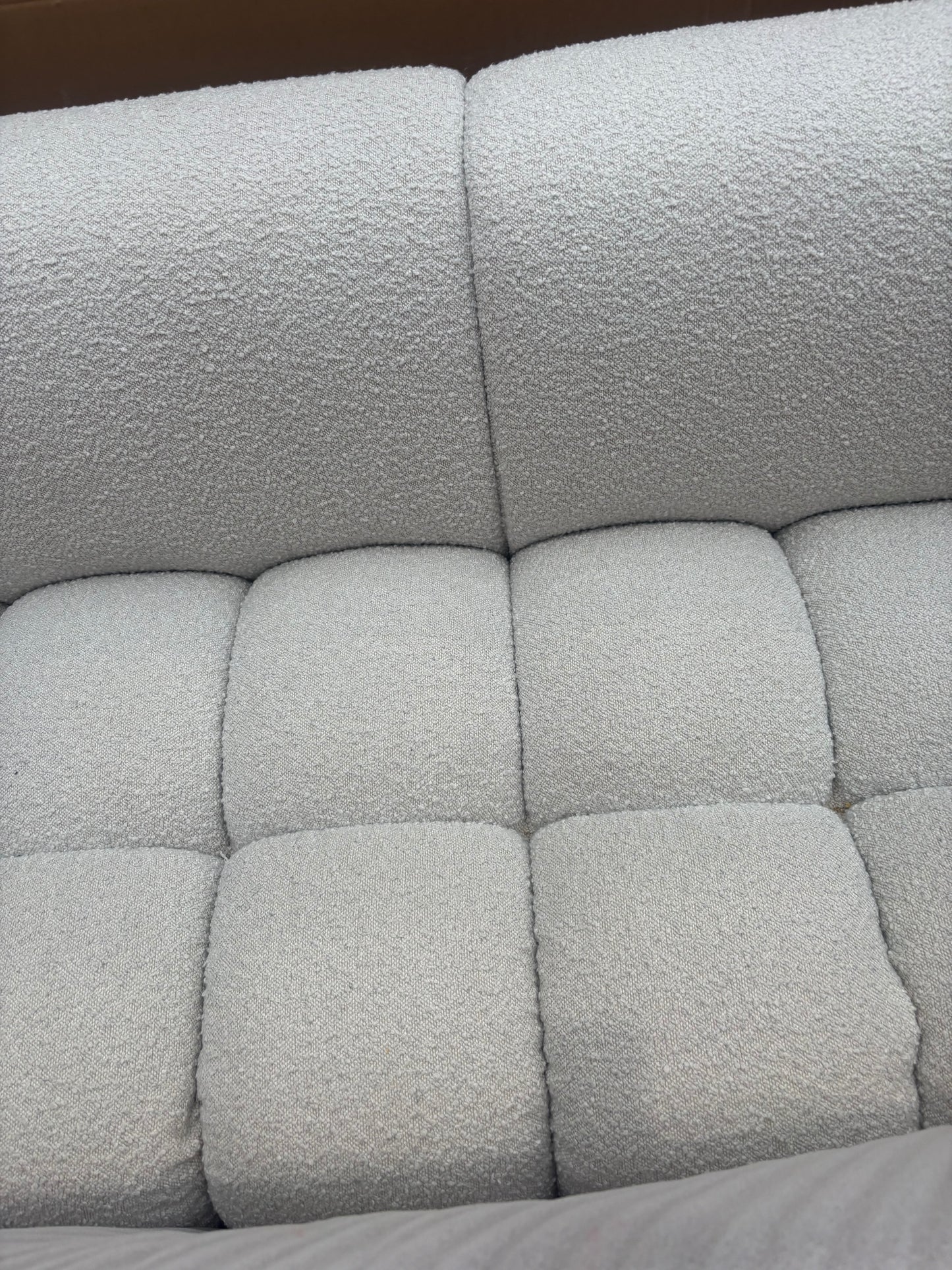 NZ CLZ20159 Aero Sofa 3S Jacquard Boucle Cream