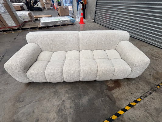 NZ CLZ20160 Aero Sofa 3S Jacquard Boucle Cream