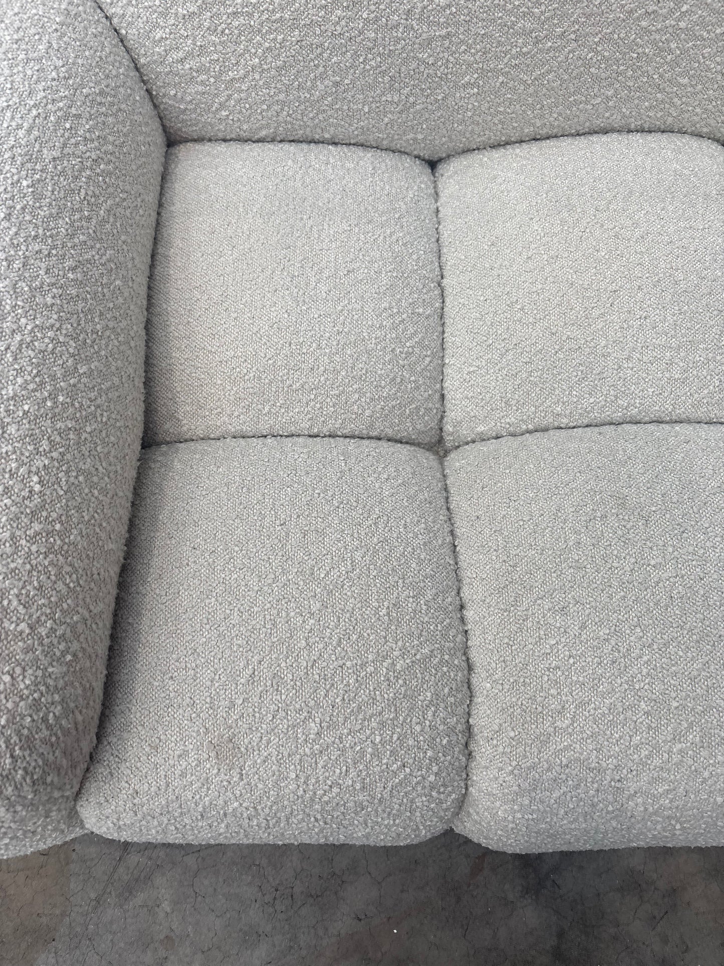 NZ CLZ20160 Aero Sofa 3S Jacquard Boucle Cream