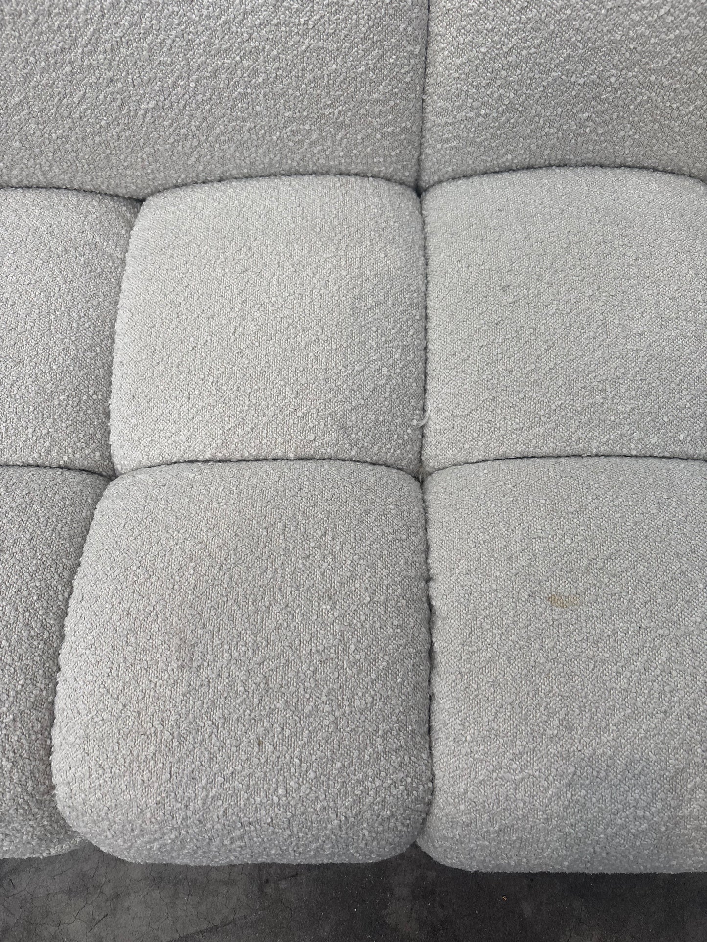 NZ CLZ20160 Aero Sofa 3S Jacquard Boucle Cream