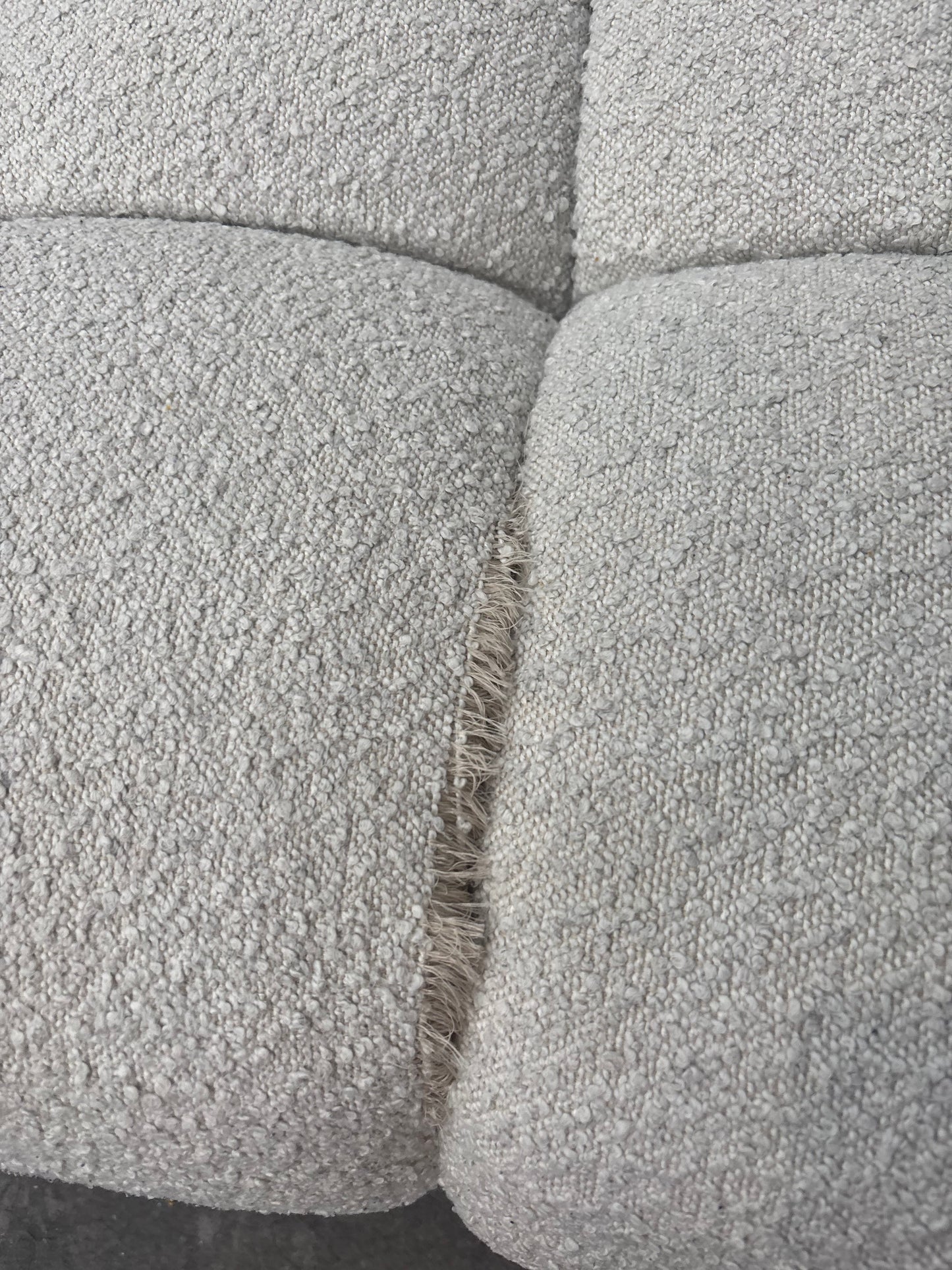 NZ CLZ20160 Aero Sofa 3S Jacquard Boucle Cream