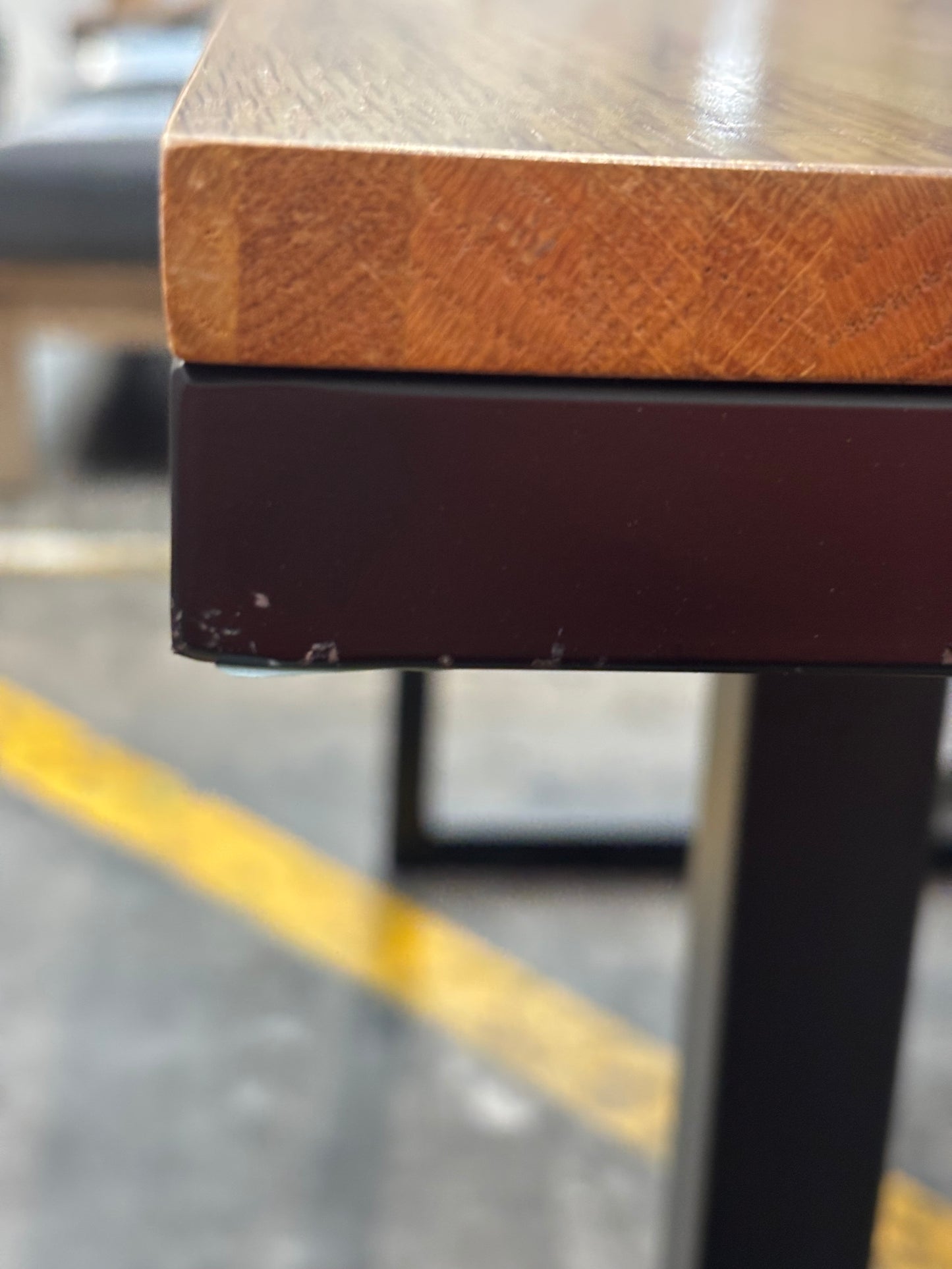 NZ PRZ20067 Alps Dining Table 160x90cm Natural/Black