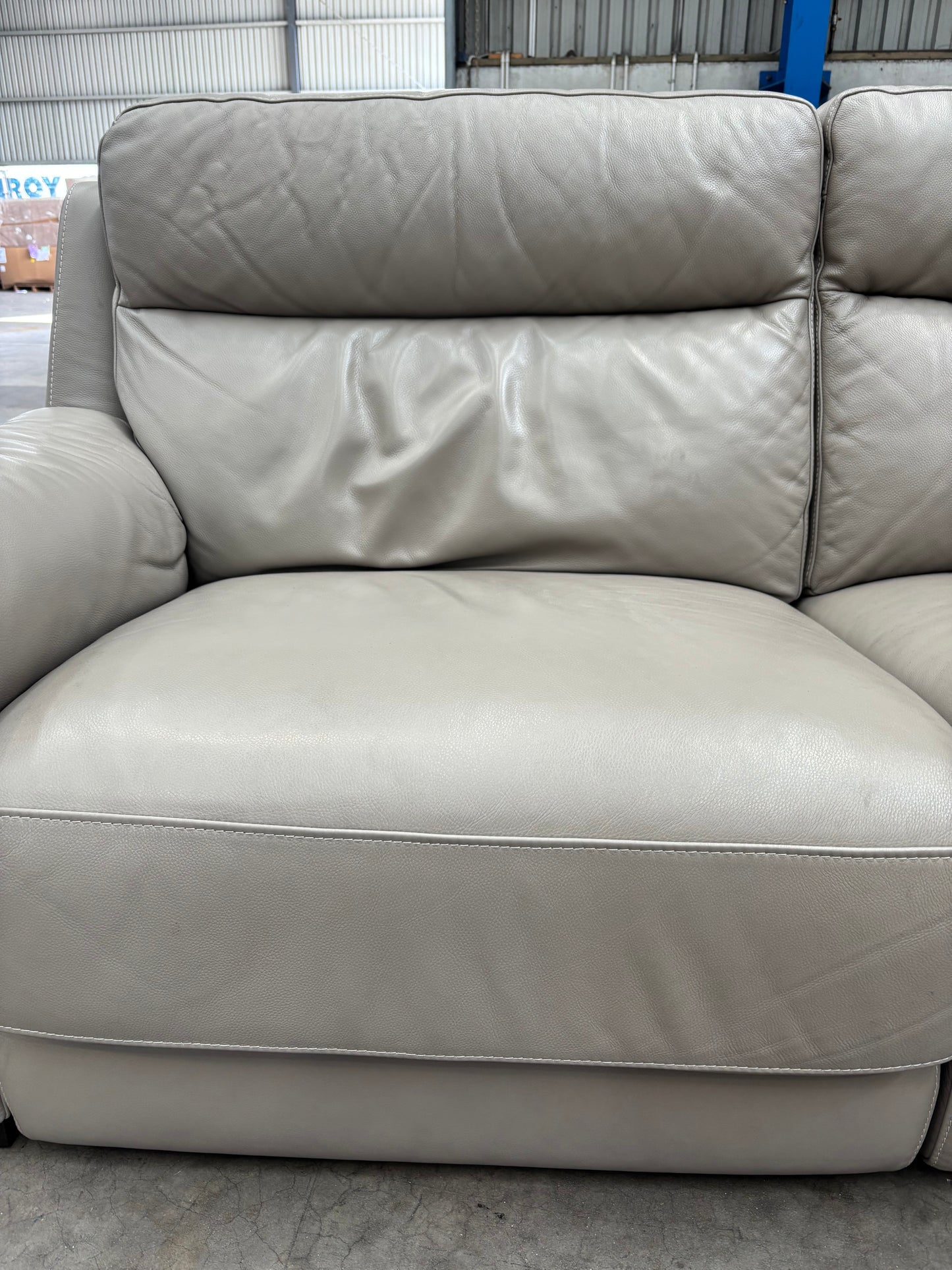 NZ CLZ20168 Barret Electric Recliner Sofa 2.5S Lucia Pumice (2 Motion)