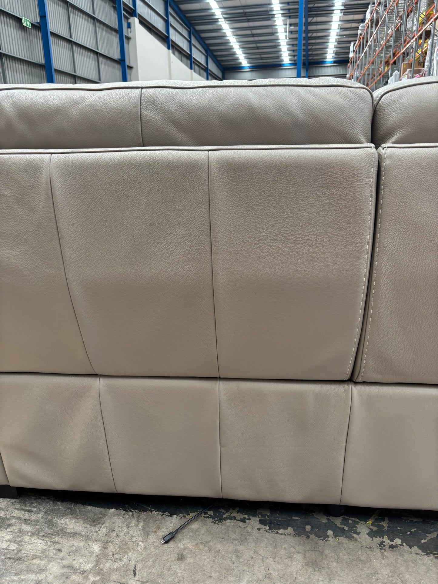 NZ CLZ20168 Barret Electric Recliner Sofa 2.5S Lucia Pumice (2 Motion)