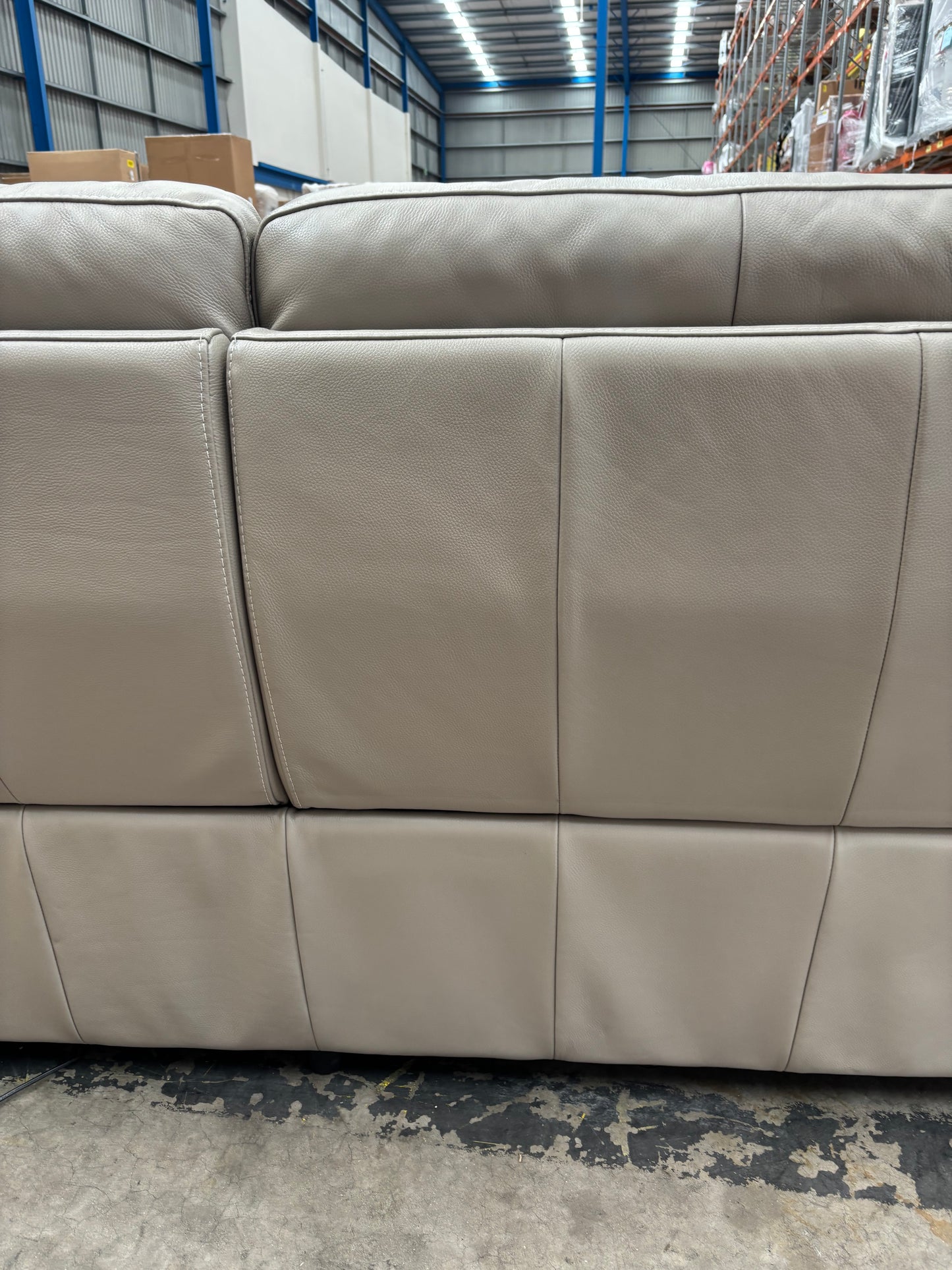 NZ CLZ20168 Barret Electric Recliner Sofa 2.5S Lucia Pumice (2 Motion)