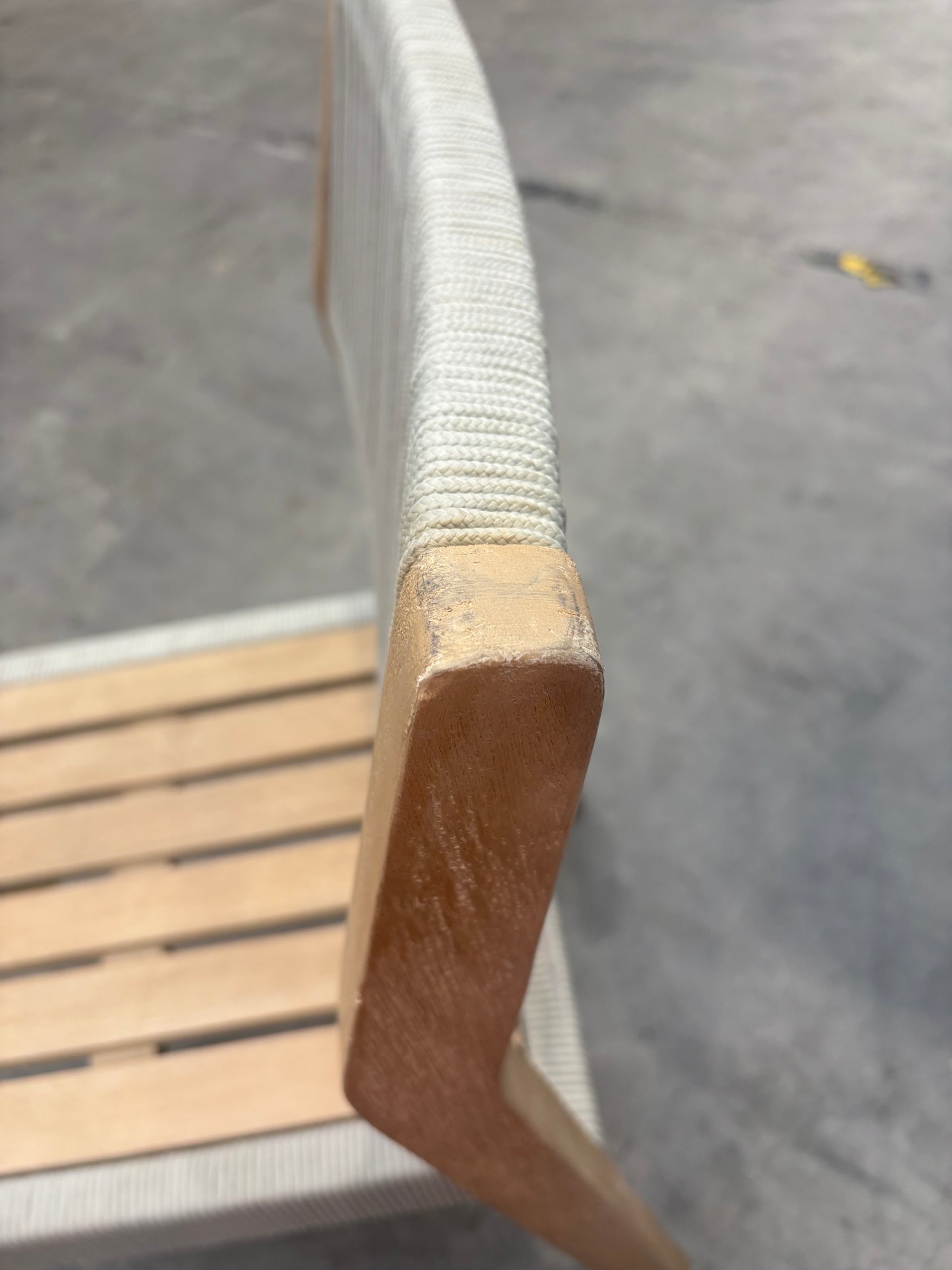 NZ CLZ20174 Le Vent Outdoor Dining Chair - Armless