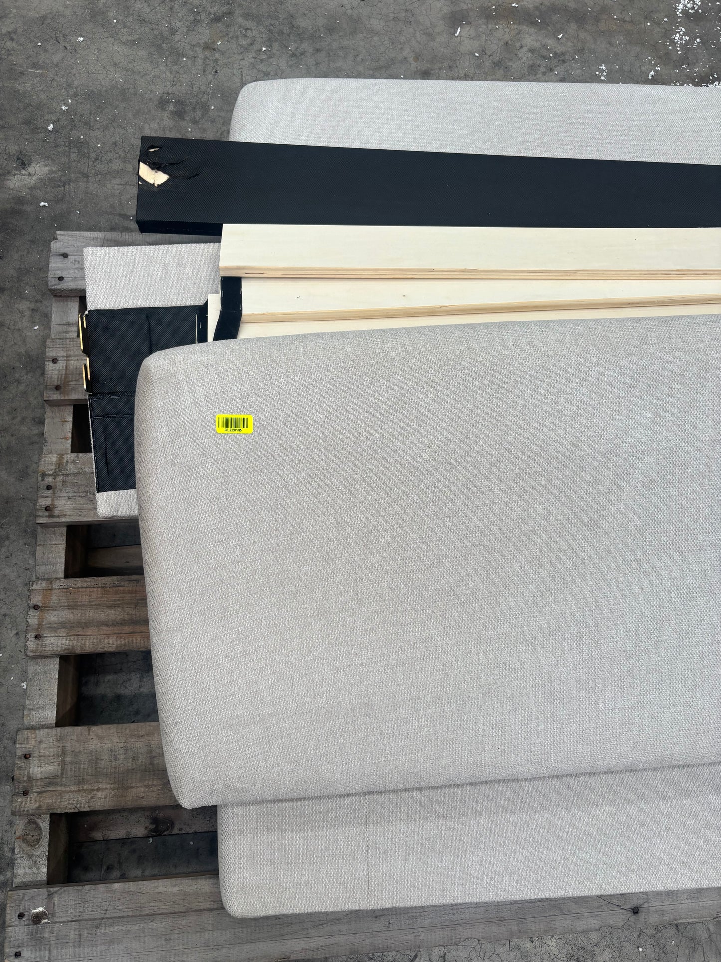 NZ CLZ20195 Ava Bed King Oatmeal 4pc Set