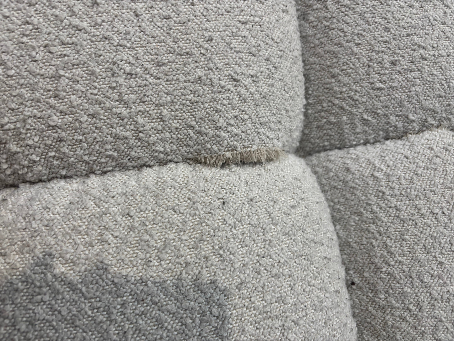 NZ CLZ20197 Aero Ottoman Jacquard Boucle Cream