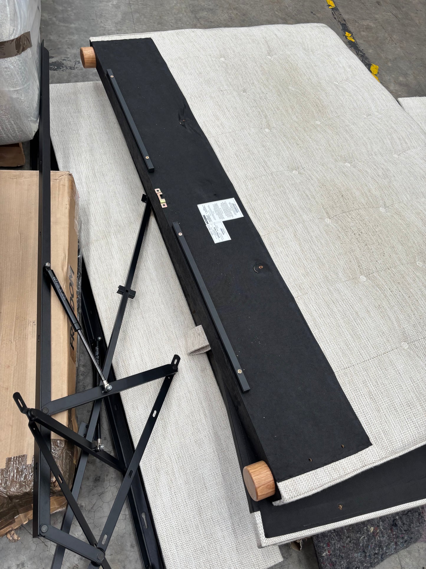 NZ CLZ20201 Alina Button Headboard King Alpha Natural