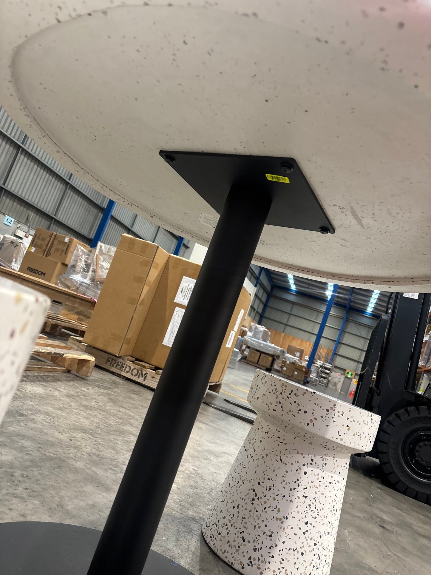 NZ CLZ20211 Brixton Outdoor Bistro Dining Table & 2x Biscay Stools