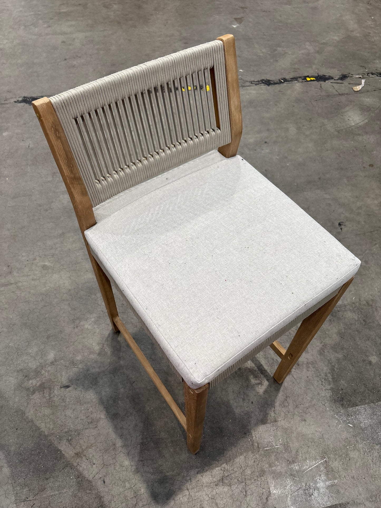 NZ CLZ20215 Le Vent Outdoor Bar Stool - Armless Acacia Natural