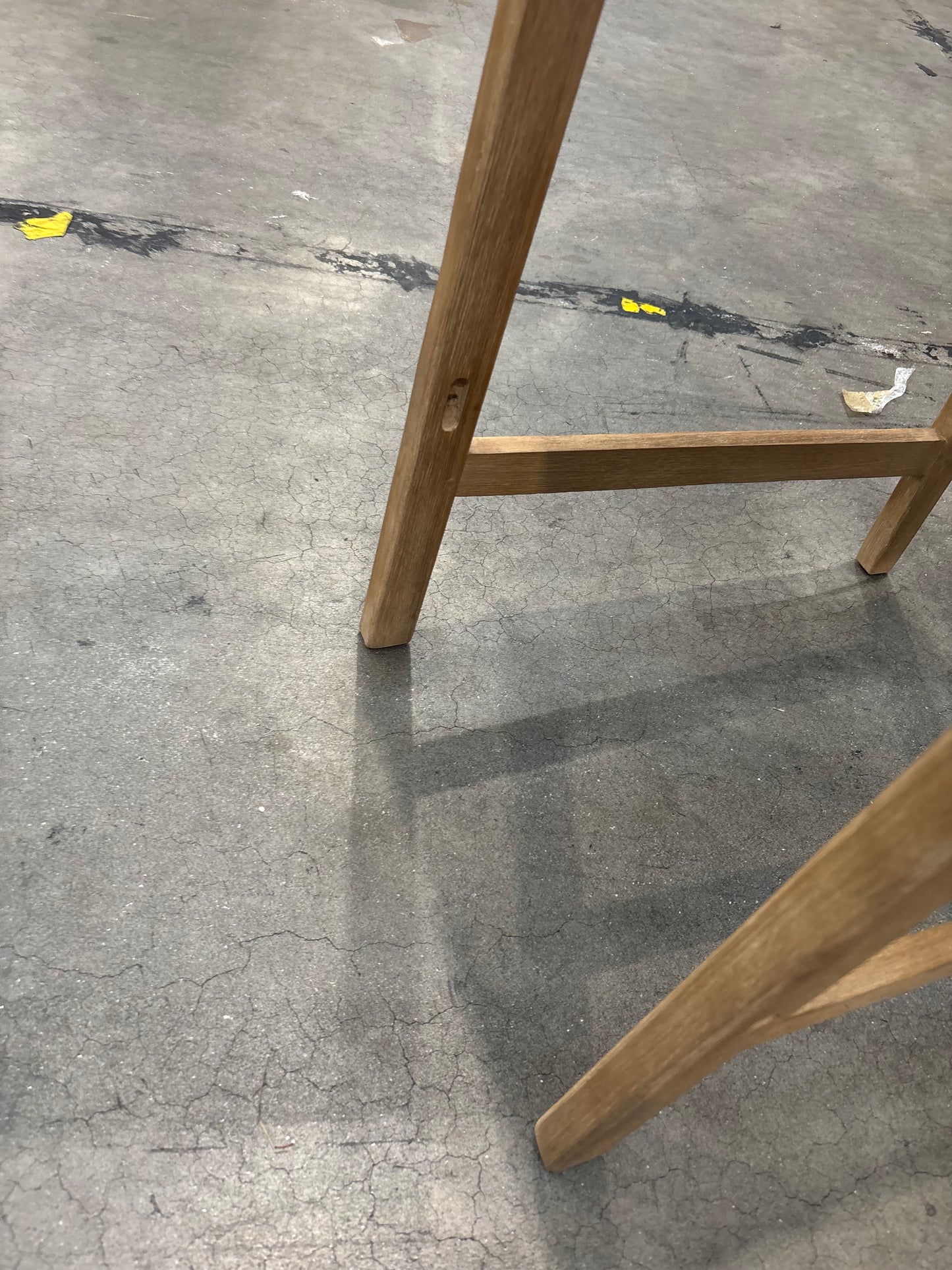 NZ CLZ20215 Le Vent Outdoor Bar Stool - Armless Acacia Natural