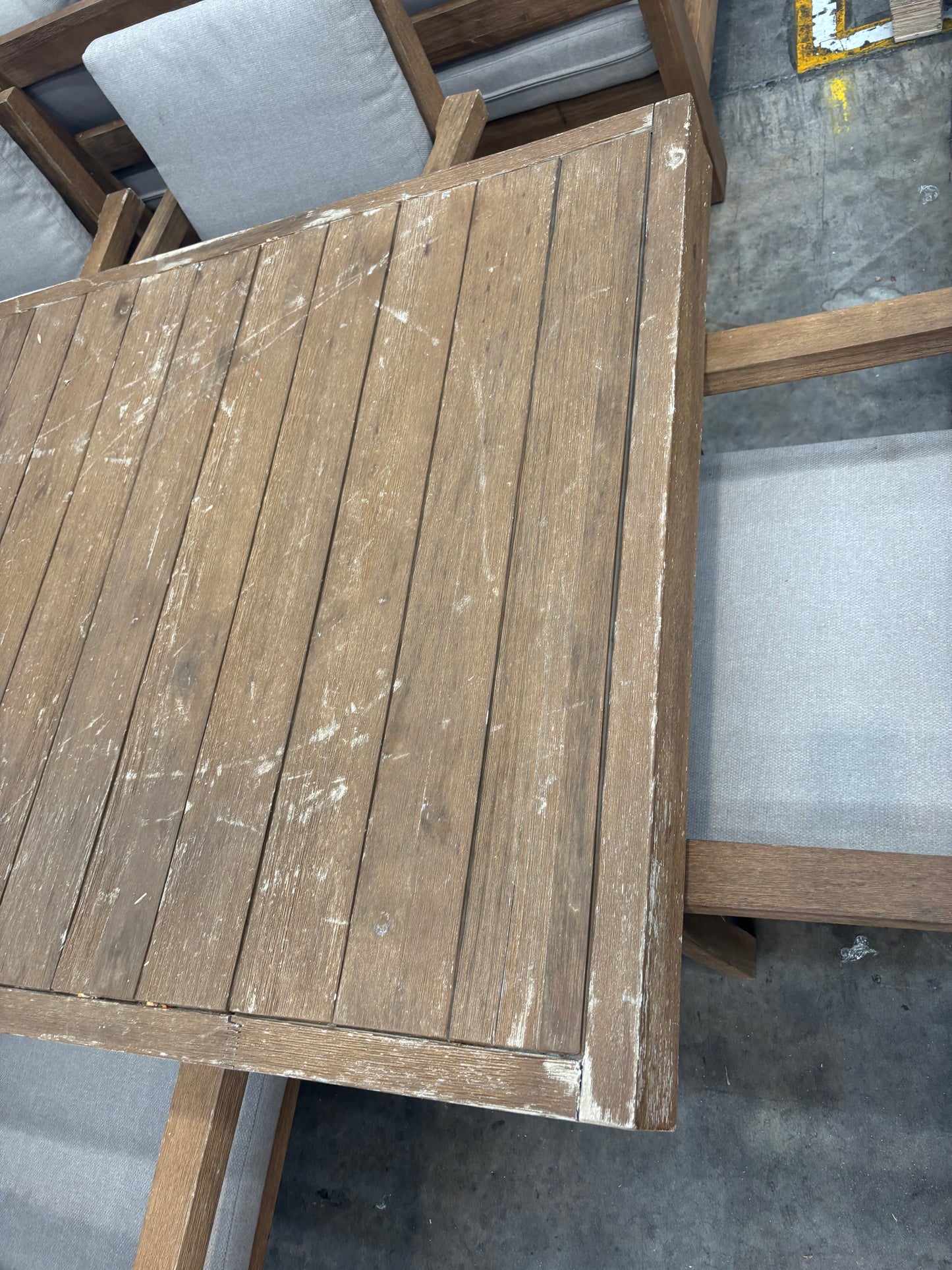 NZ CLZ20218 Cannes Outdoor Dining Acacia Natural MKII 9pc Set