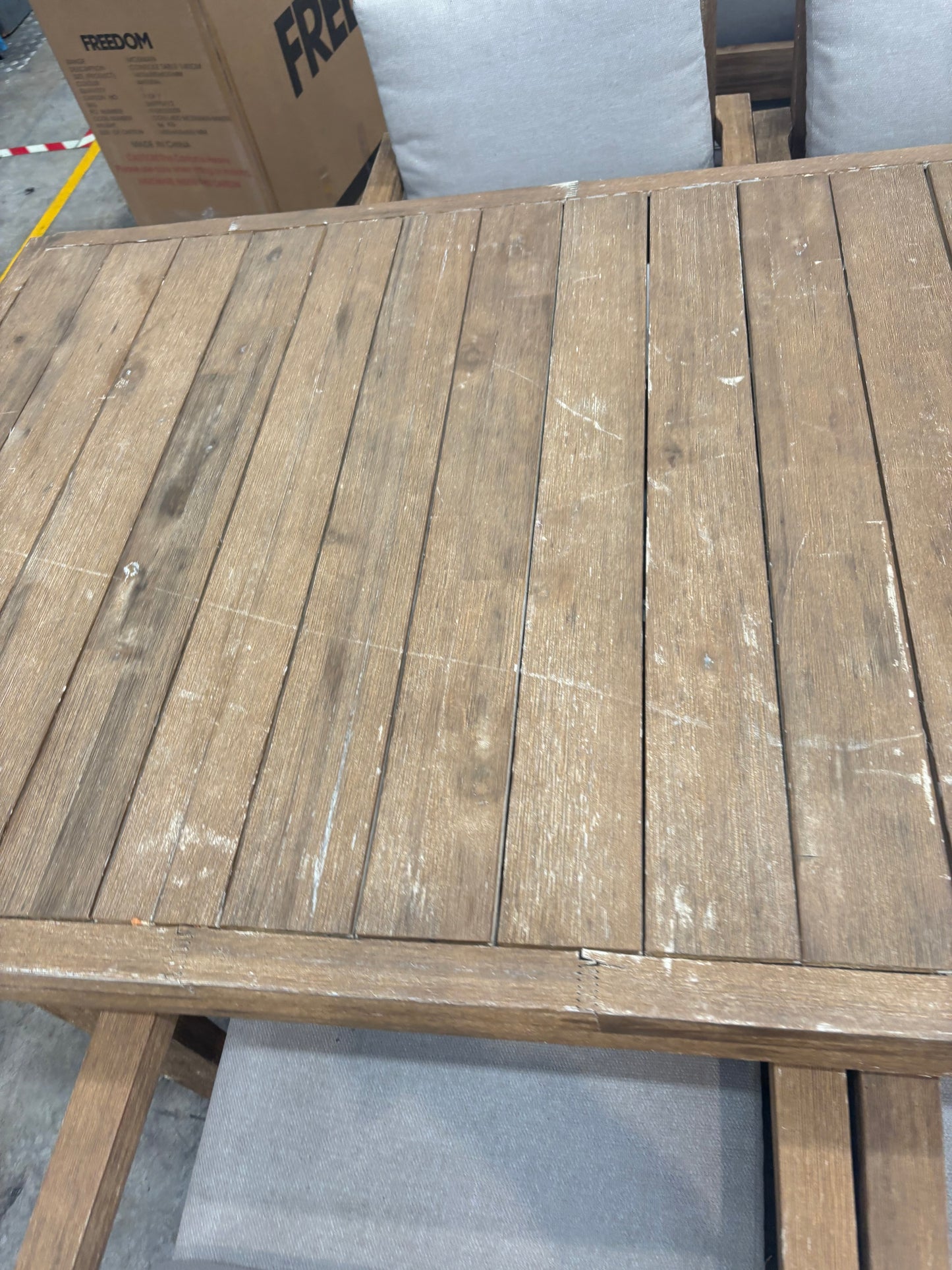 NZ CLZ20218 Cannes Outdoor Dining Acacia Natural MKII 9pc Set