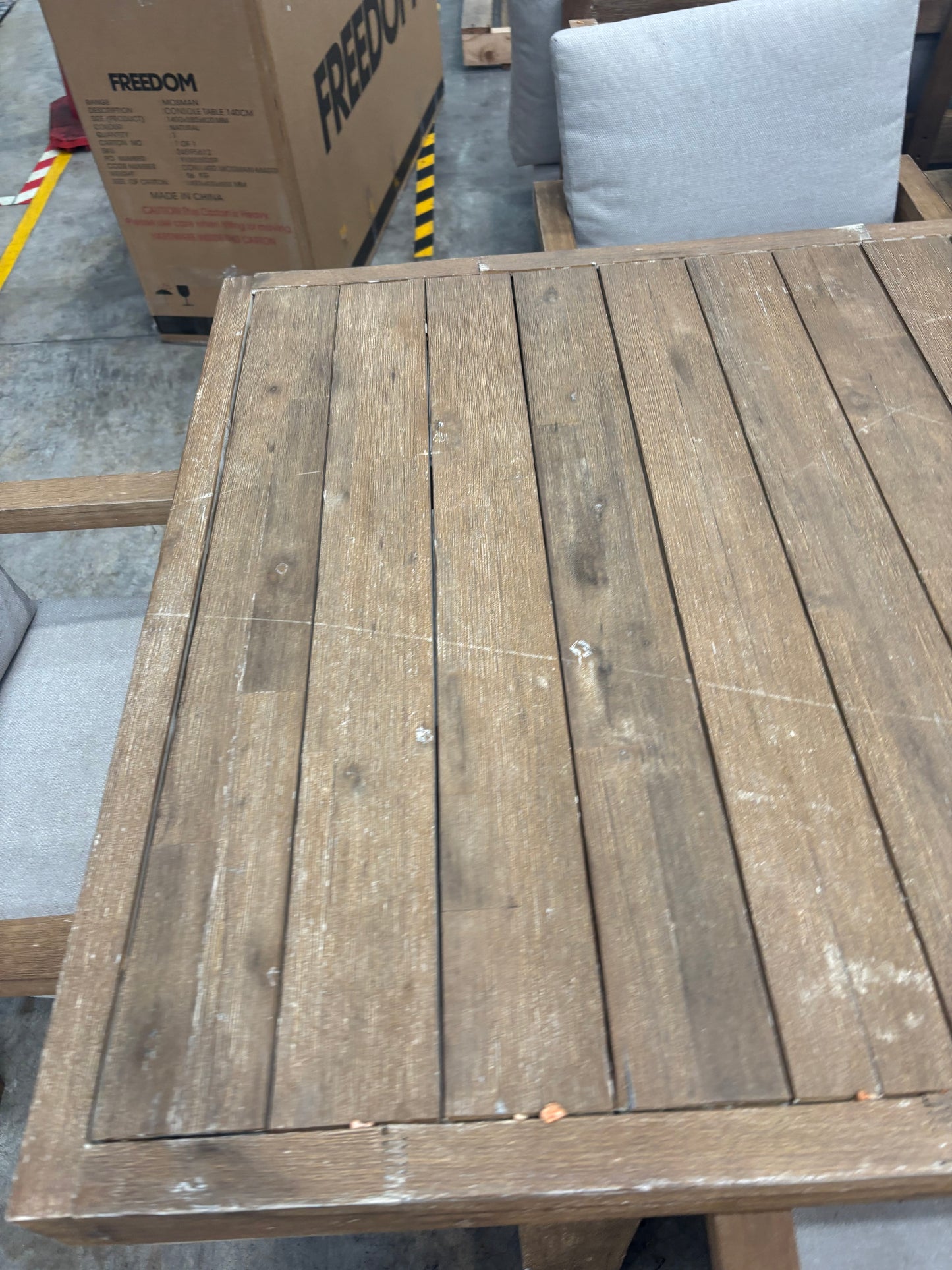 NZ CLZ20218 Cannes Outdoor Dining Acacia Natural MKII 9pc Set