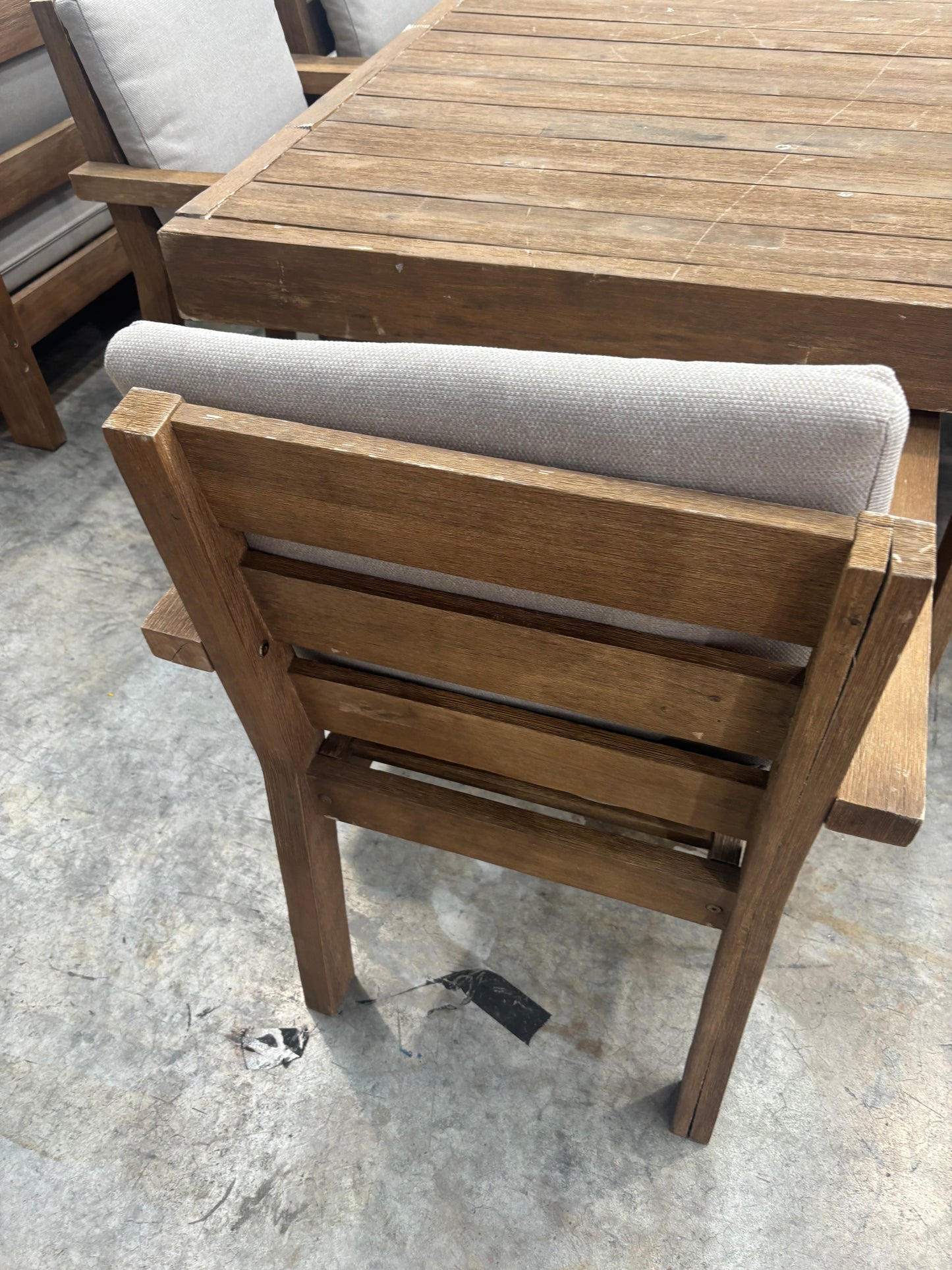 NZ CLZ20218 Cannes Outdoor Dining Acacia Natural MKII 9pc Set