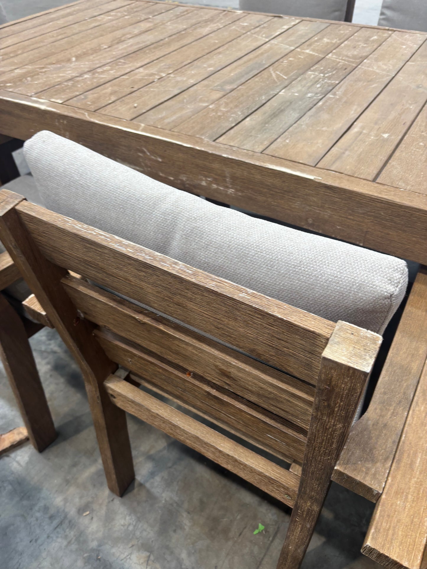 NZ CLZ20218 Cannes Outdoor Dining Acacia Natural MKII 9pc Set