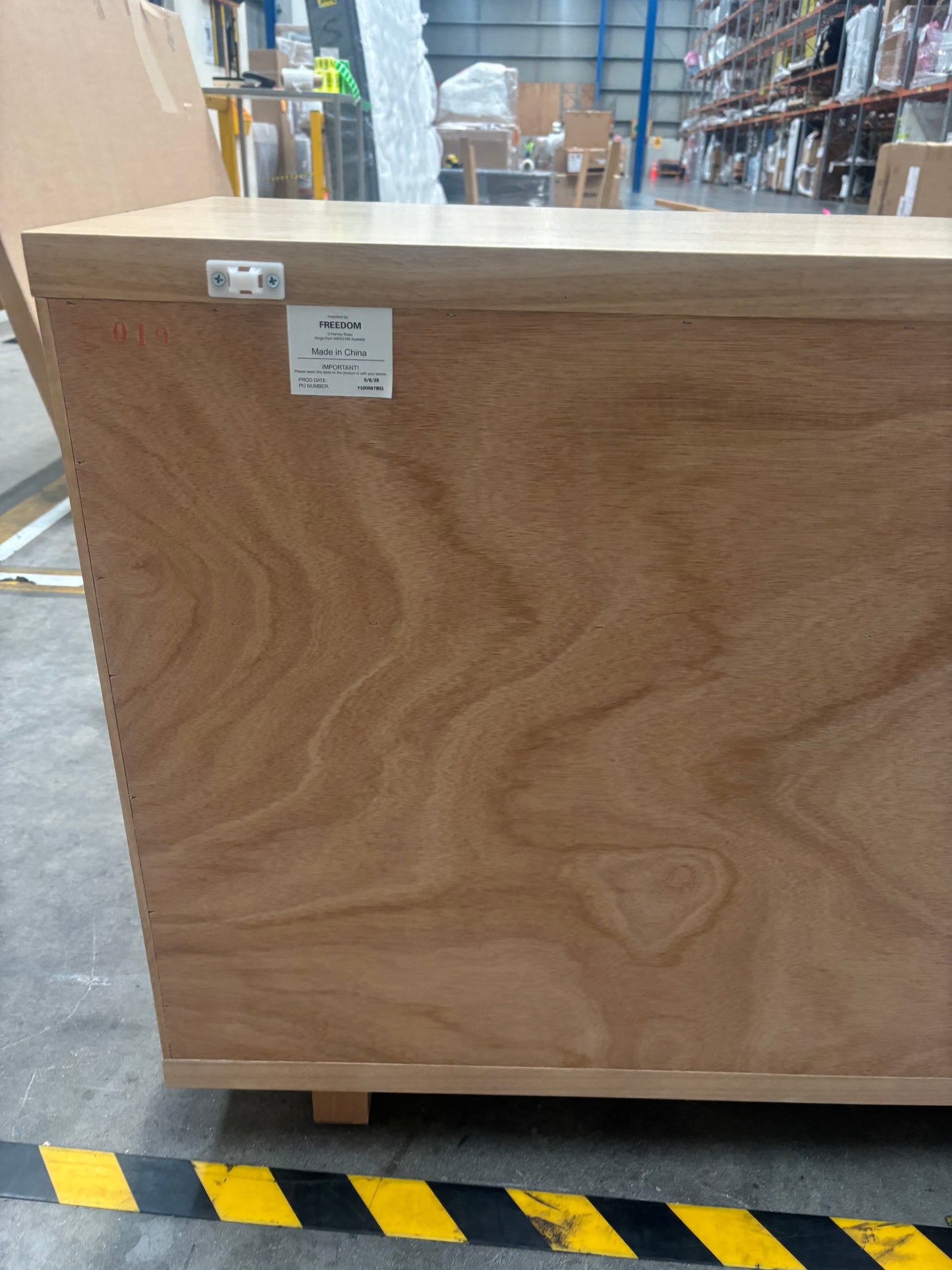 NZ PRZ20096 Mornington Dresser 6 Drawer Natural