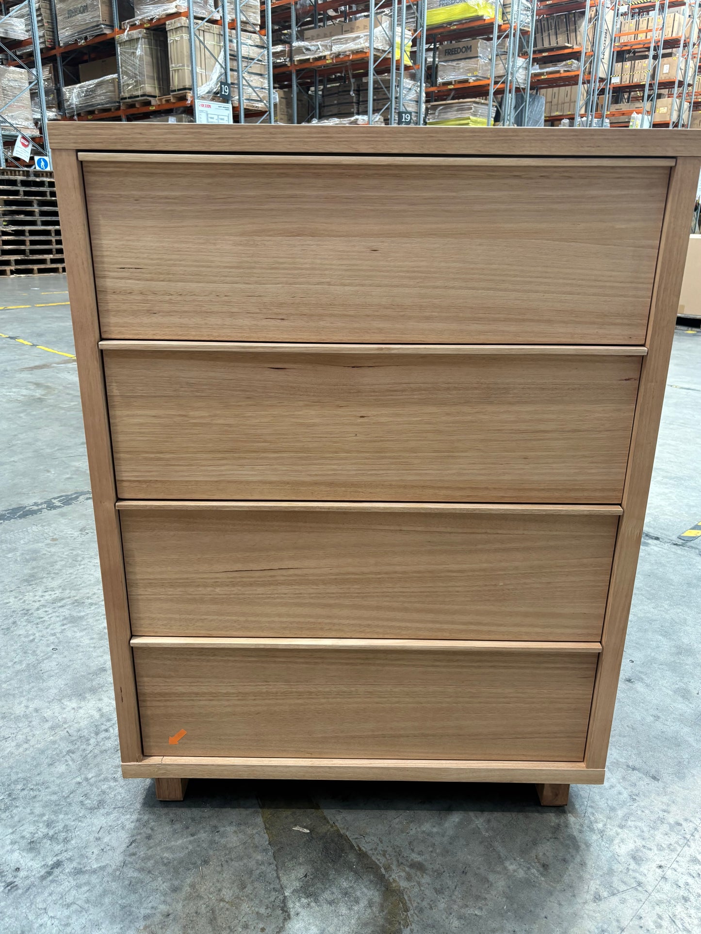 NZ PRZ20097 Mornington Tallboy 4 Drawer Natural