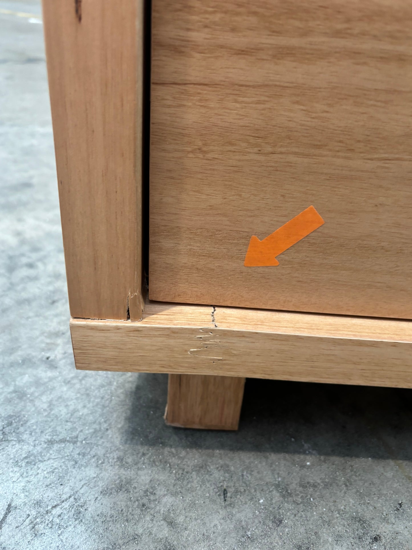 NZ PRZ20097 Mornington Tallboy 4 Drawer Natural