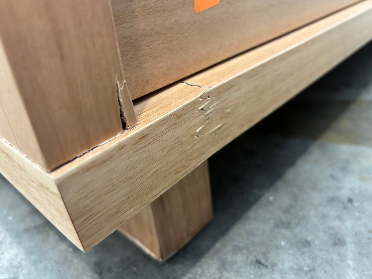 NZ PRZ20097 Mornington Tallboy 4 Drawer Natural