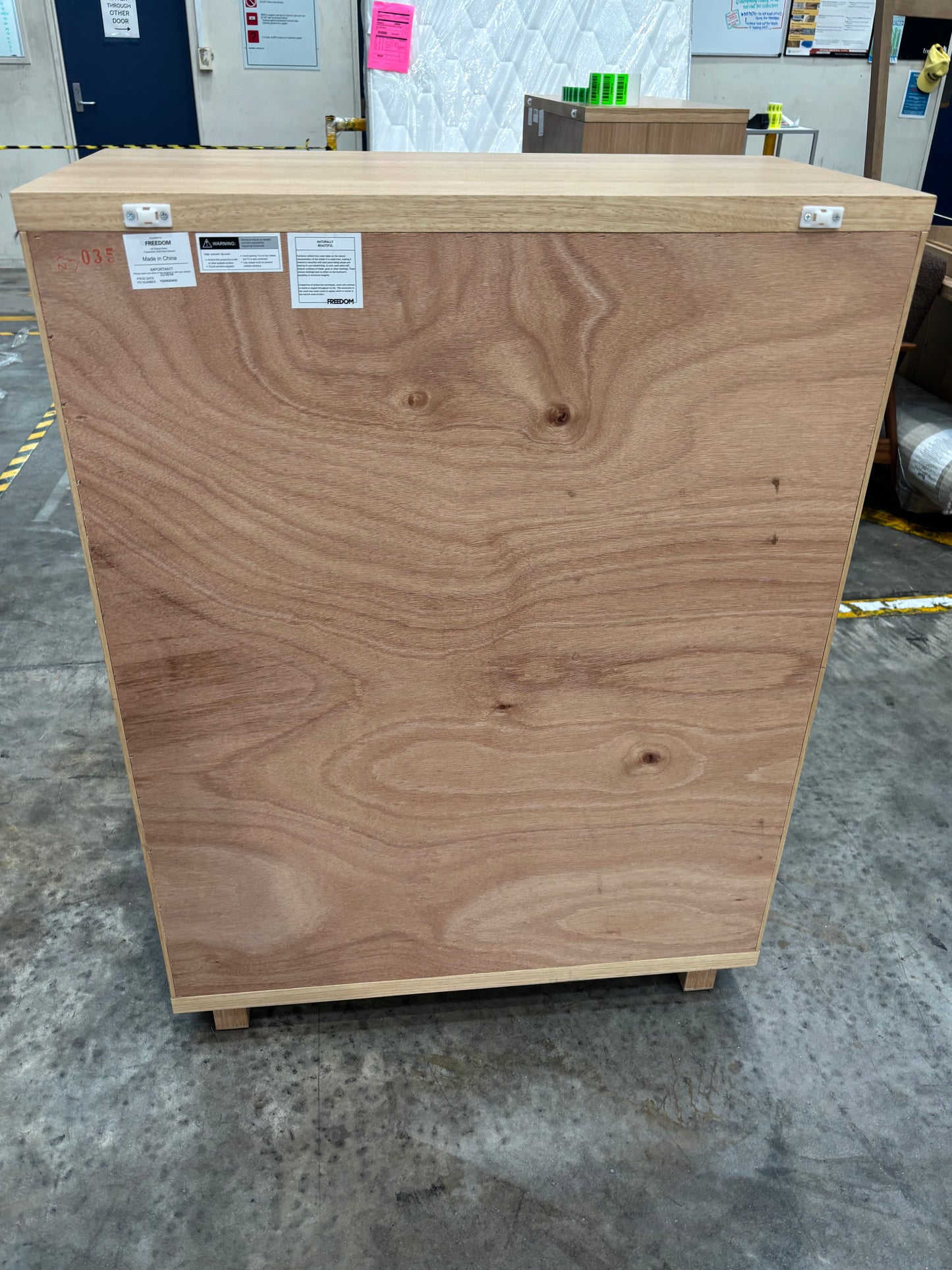 NZ PRZ20098 Mornington Tallboy 4 Drawer Natural