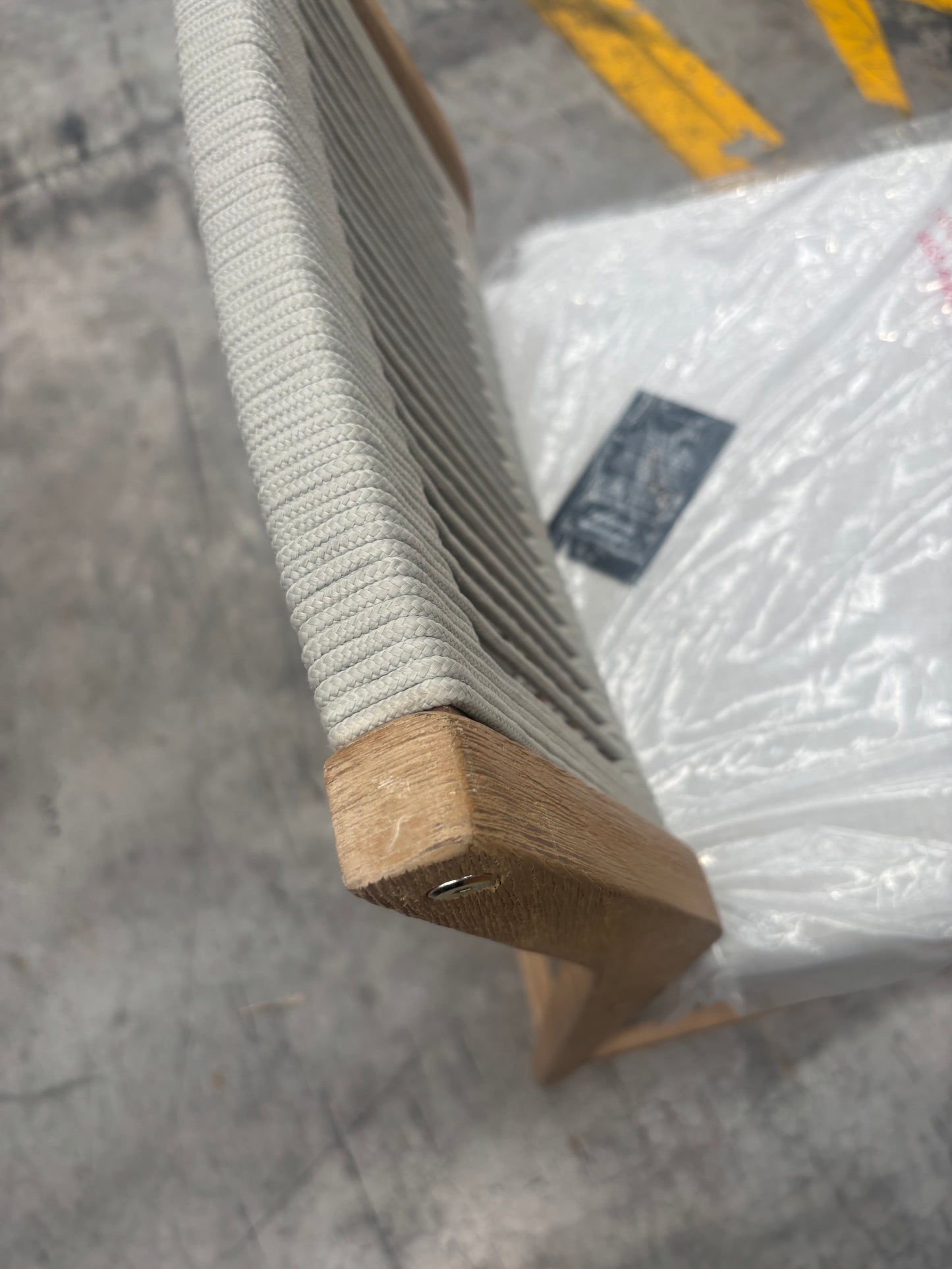 NZ PRZ20106 Le Vent Outdoor Bar Stool - Armless Acacia Natural