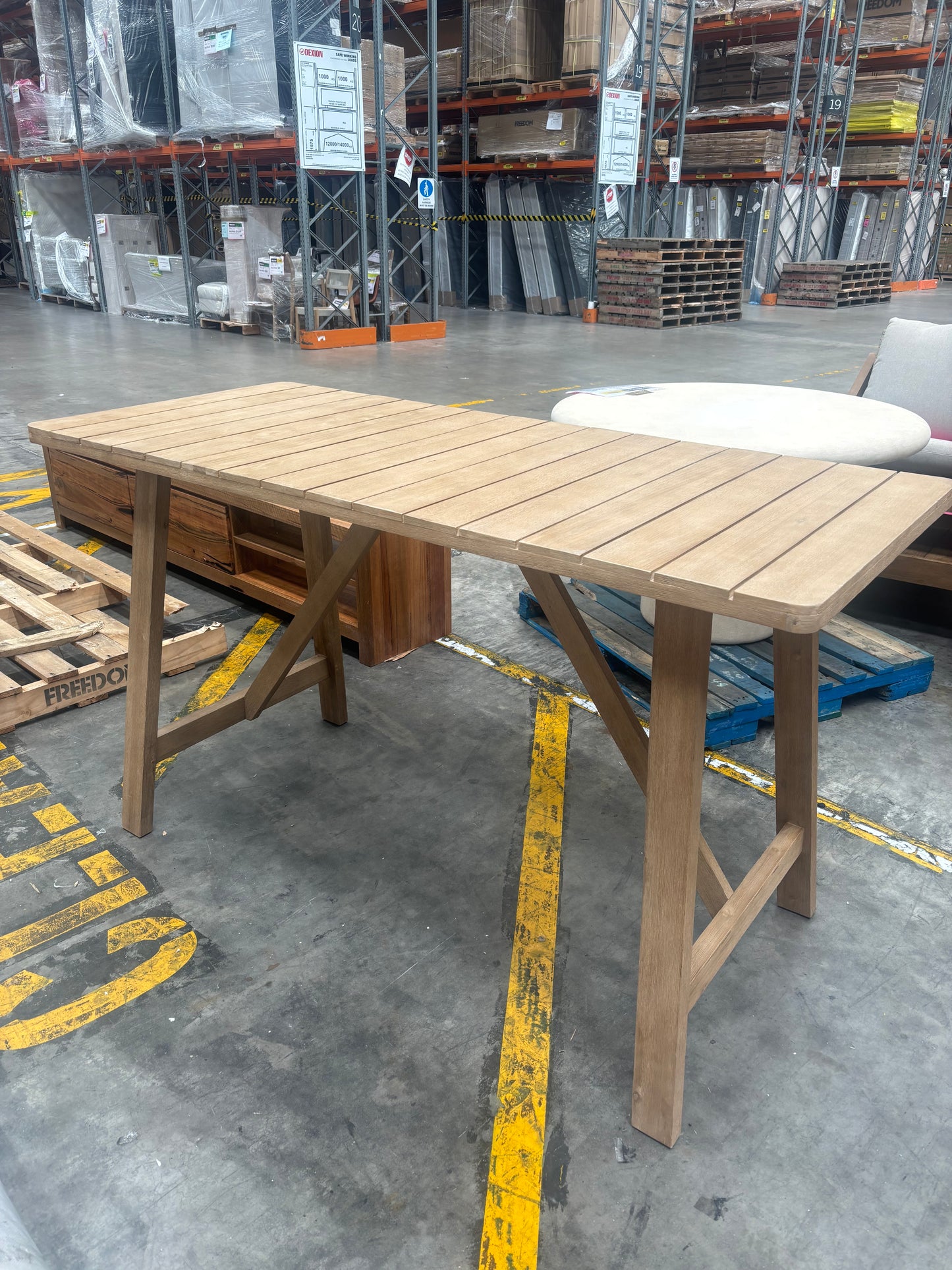 NZ PRZ20107 Le Vent Outdoor Bar Table Acacia Natural