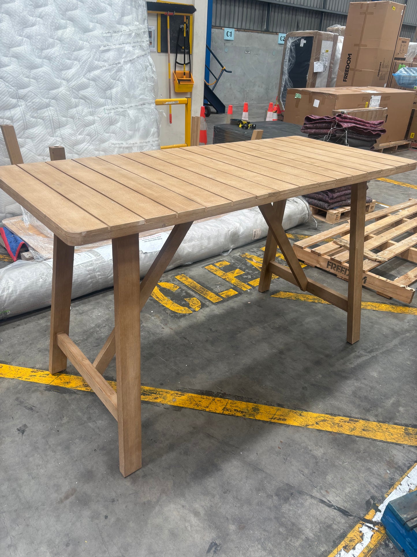 NZ PRZ20107 Le Vent Outdoor Bar Table Acacia Natural