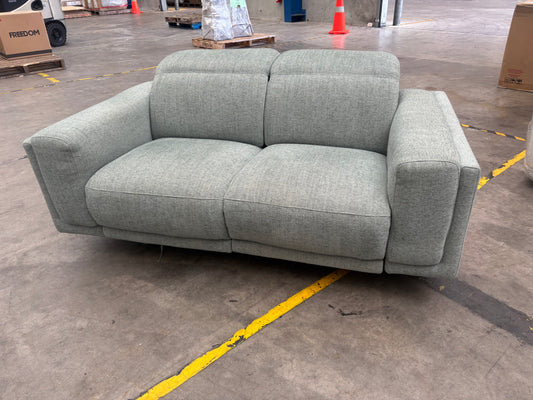 NZ PRZ20112 Henry Battery Recliner Sofa 2S Avis Pine Green (2 Motion)