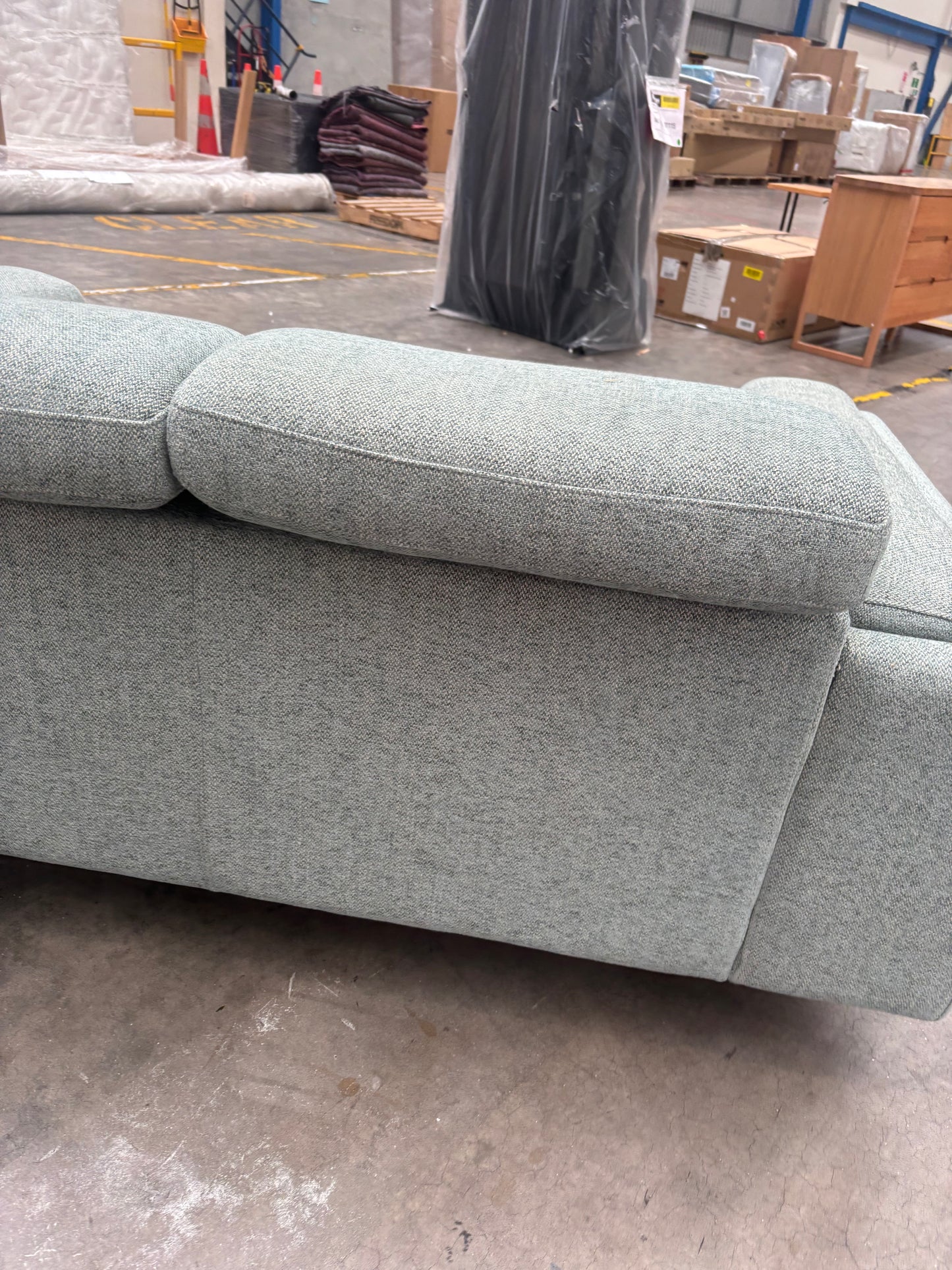 NZ PRZ20112 Henry Battery Recliner Sofa 2S Avis Pine Green (2 Motion)