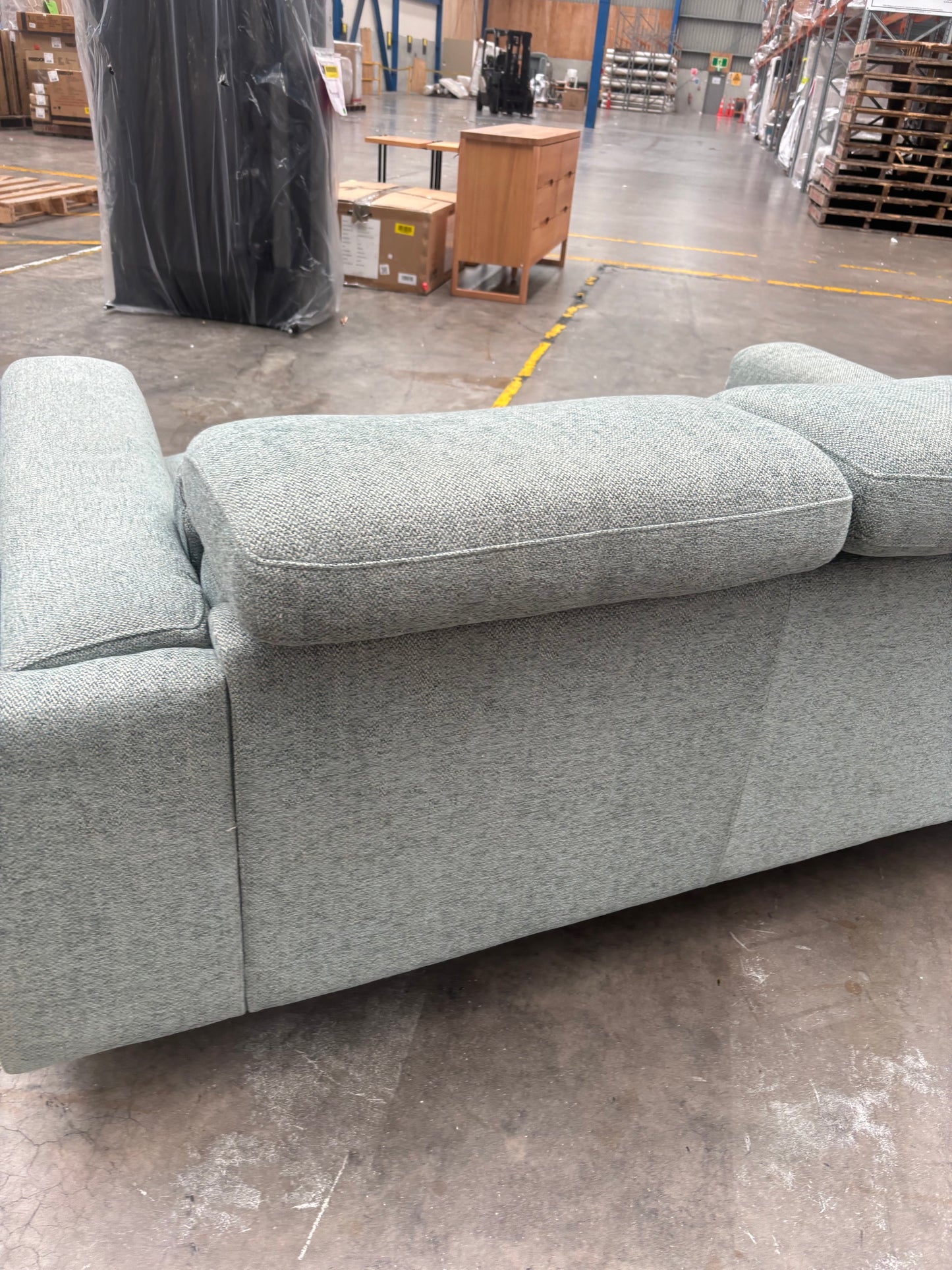 NZ PRZ20112 Henry Battery Recliner Sofa 2S Avis Pine Green (2 Motion)