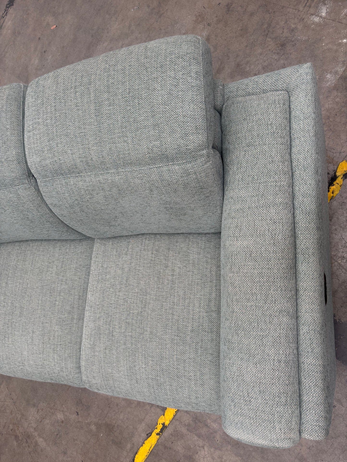 NZ PRZ20112 Henry Battery Recliner Sofa 2S Avis Pine Green (2 Motion)