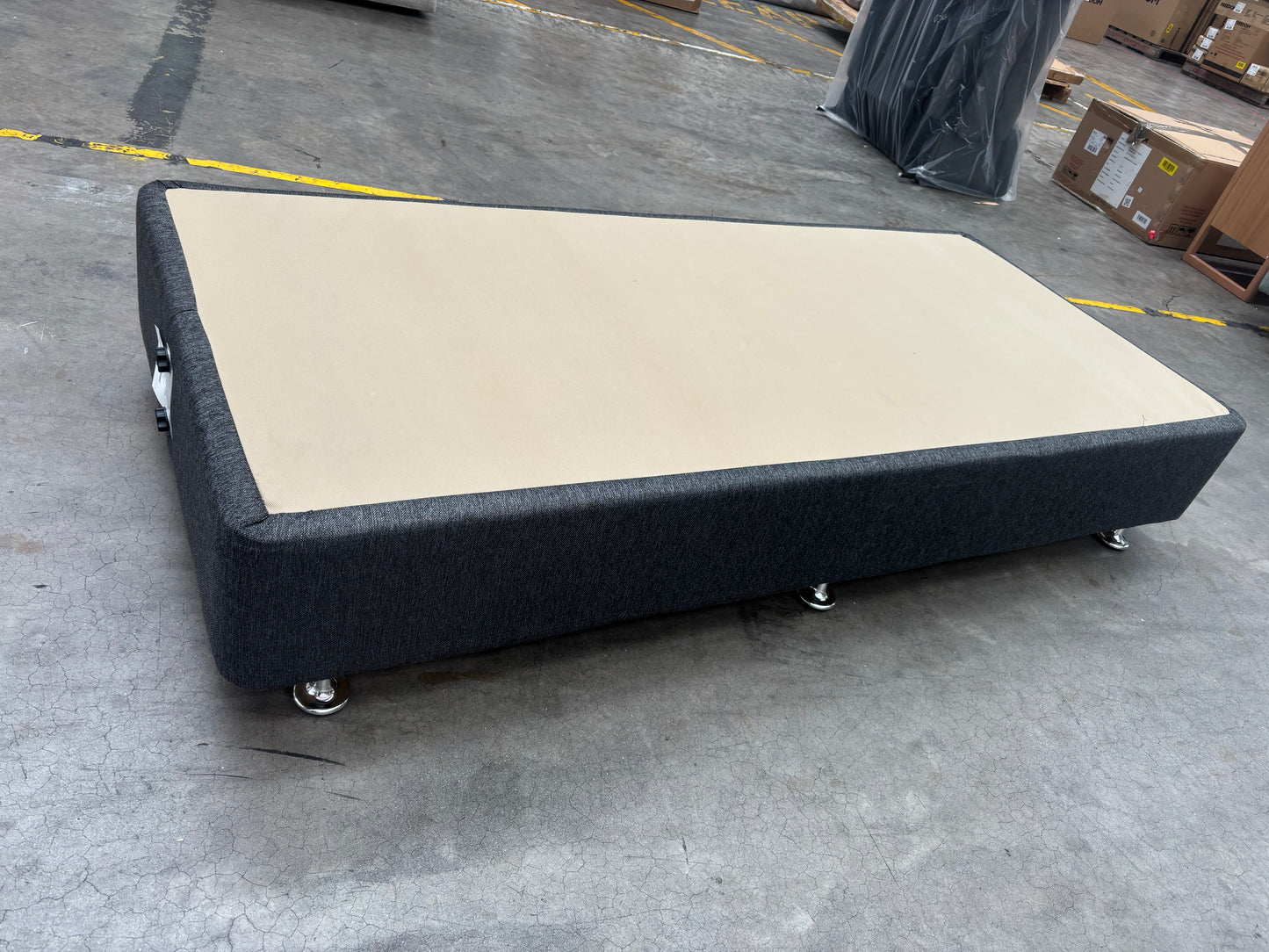 NZ CLZ20267 Domino Bed Base Long Single Platform Standard Carbon