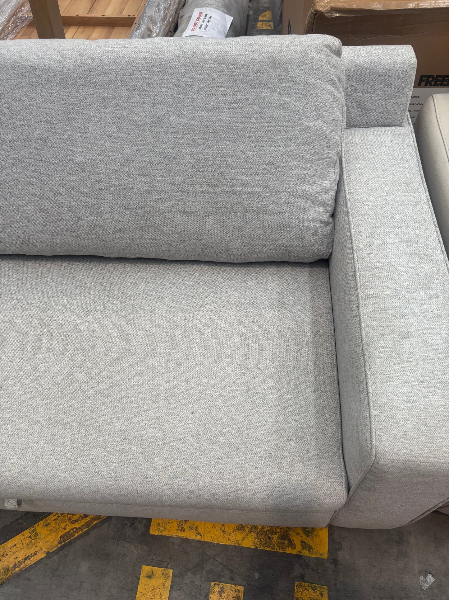 NZ CLZ20272 Amos Sofa Bed 3S Friday Frost