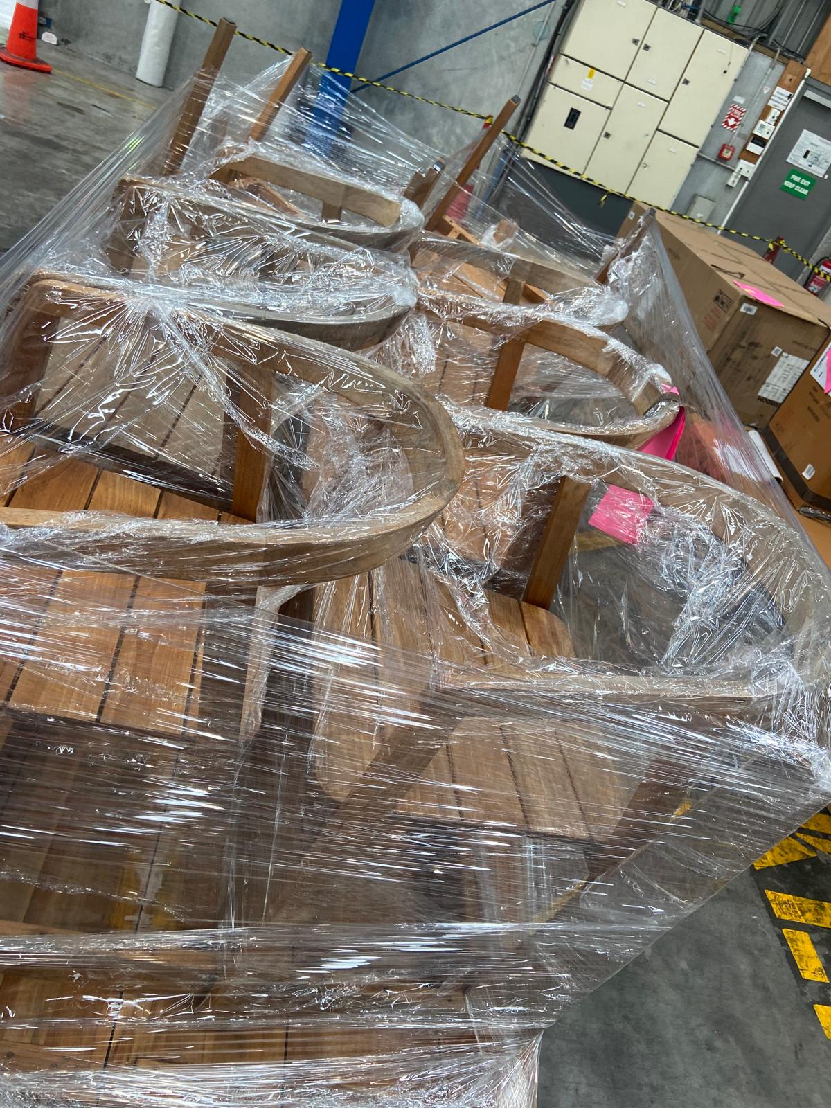 NZ CLZ20207 Boree Teak Natural Dining 9pc Set