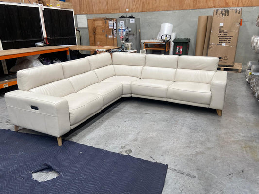 NZ PRZ20115 3pc Sterling Electric Recliner Modular Set Lucia Frost