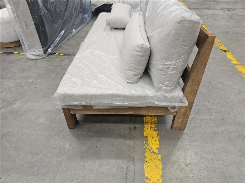 NZ CLZ20354 Cannes Sofa 3S Acacia Natural MKII