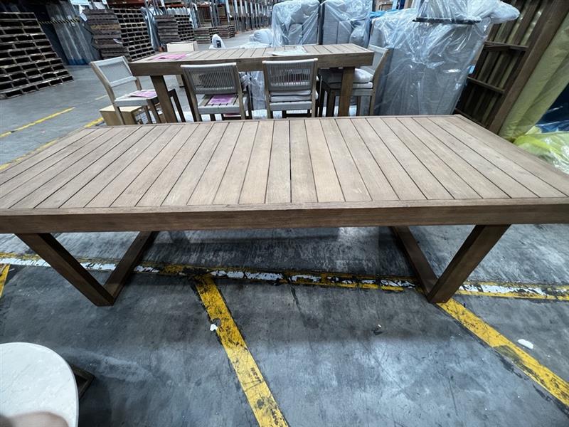 NZ CLZ20371 Cannes Dining Table 267x100CM Acacia MK