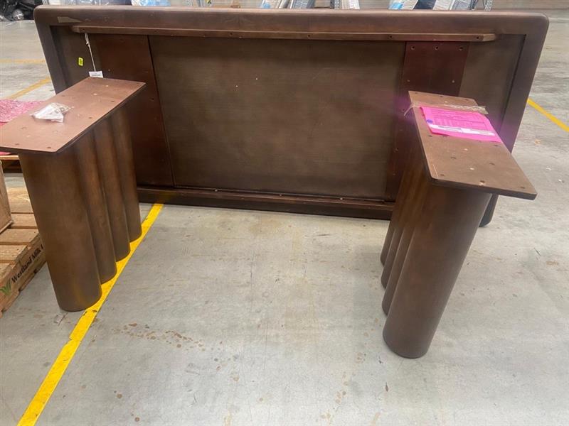 NZ CLZ20589 2 PCE HAMELIN DINING TABLE 220 X 100CM WALNUT (TOP & LEGS)