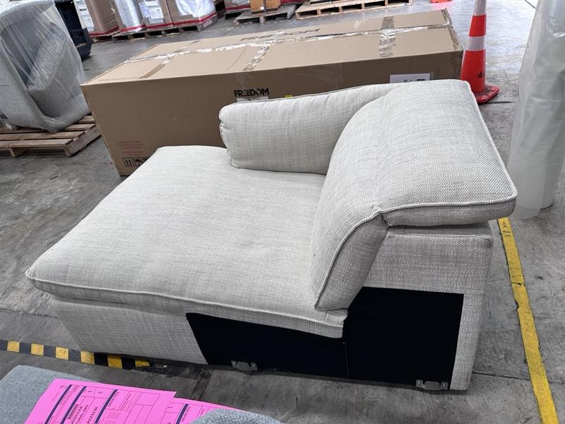 NZ CLZ20396 Sorrento Recliner Modular Chaise LAF Alpha Natural