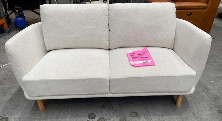 NZ PRZ20316 2 PCE CLEO SOFA 3S HERVEY NATURAL LEG