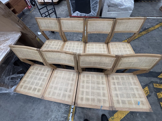 NZ CLZ20118 Bangalow Dining Chair Rattan Natural