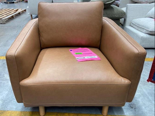NZ PRZ20309 1 PCE ZARA ARMCHAIR YORK TAN